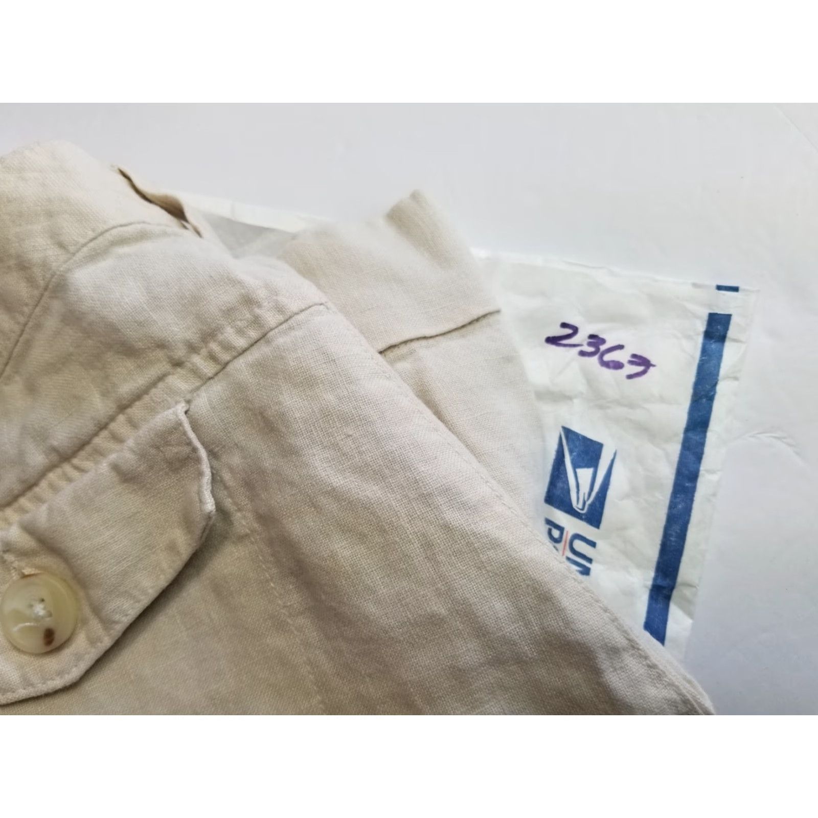 Banana Republic Banana Republic Women Shorts Size 12 Beige Linen Heritage Chino Regular Flat Front 3 in Inseam Size 34" / US 12 / IT 48 - 7 Thumbnail