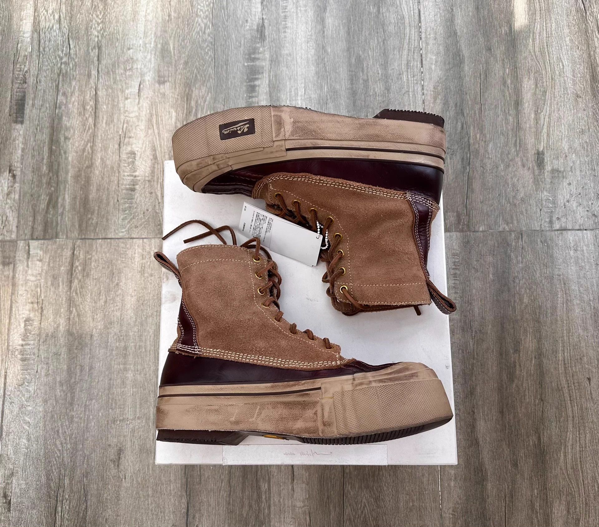 Visvim VISVIM 21SS DECOY DUCK Horween & Swedish Veg Tan Good US8.5 Size US 8.5 / EU 41-42 - 4 Thumbnail