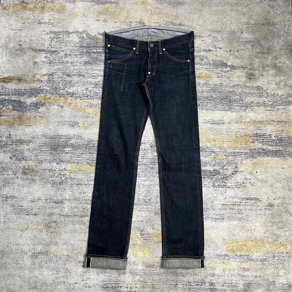 FACTOTUM Japanese brand Factotum selvedge denim pants Size US 30 / EU 46 - 1 Thumbnail