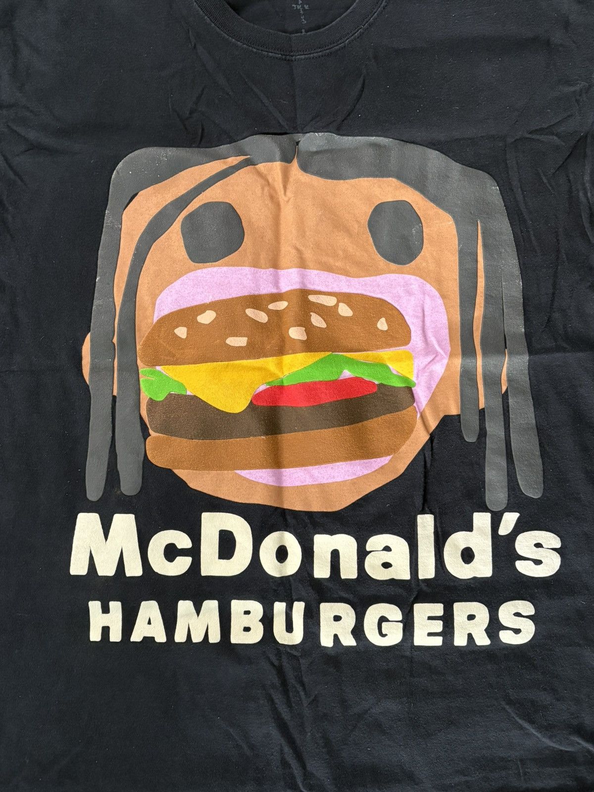 Cactus Plant Flea Market × Travis Scott Travis Scott x CPFM 4 CJ Burger Mouth T Shirt Size US L / EU 52-54 / 3 - 2 Thumbnail