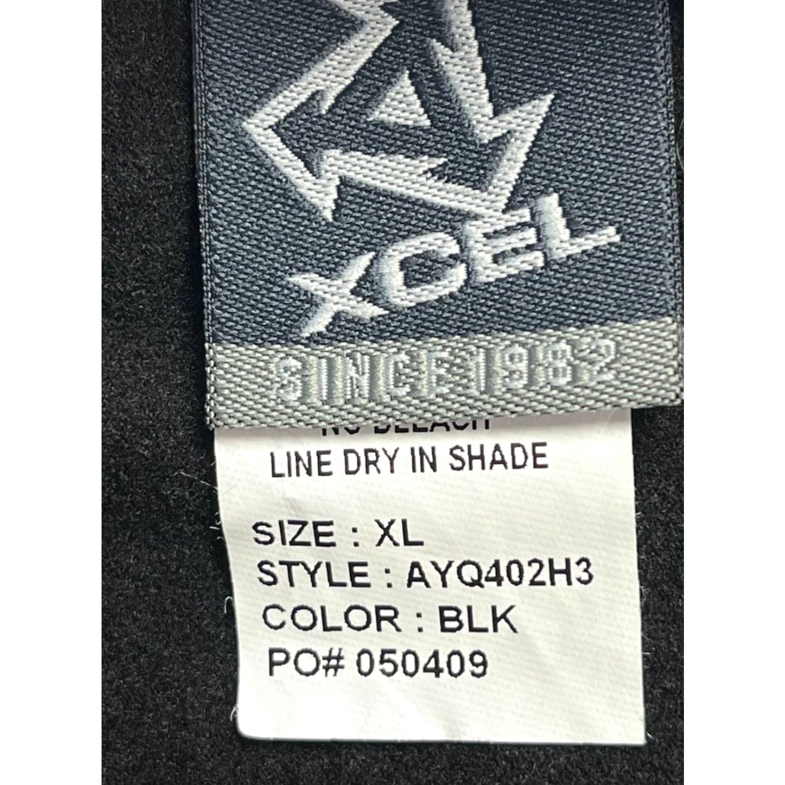 Vintage XCEL Hooded Wetsuit Top SleeveLess Pullover XL Unisex Adults Black Solid Athletic Activewear Size XL / US 12-14 / IT 48-50 - 6 Thumbnail