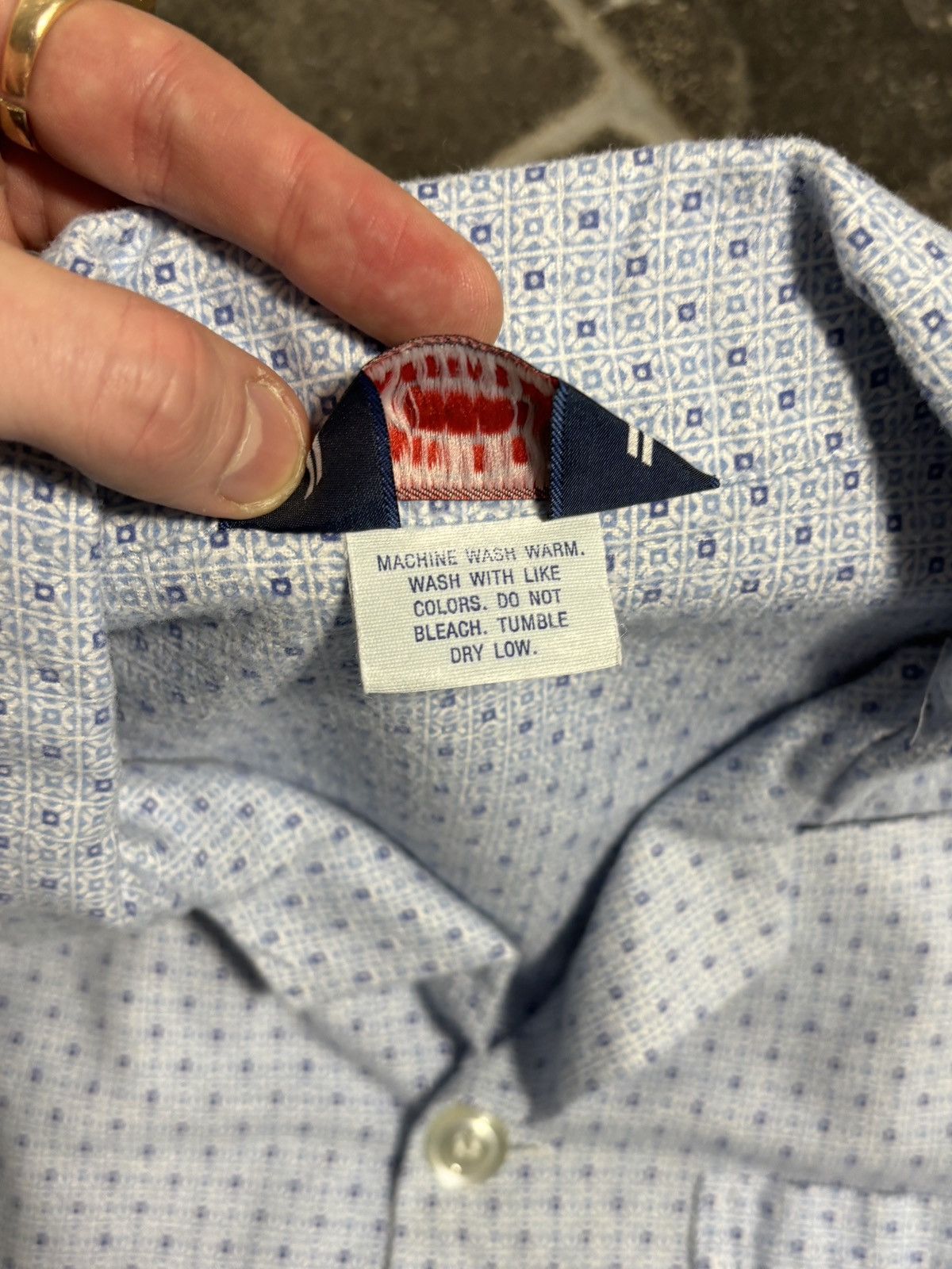Vintage Vintage PJs 90s Cotton Matching Two Piece Set Sleep Shirt 90 Size US 28 / EU 44 - 6 Thumbnail