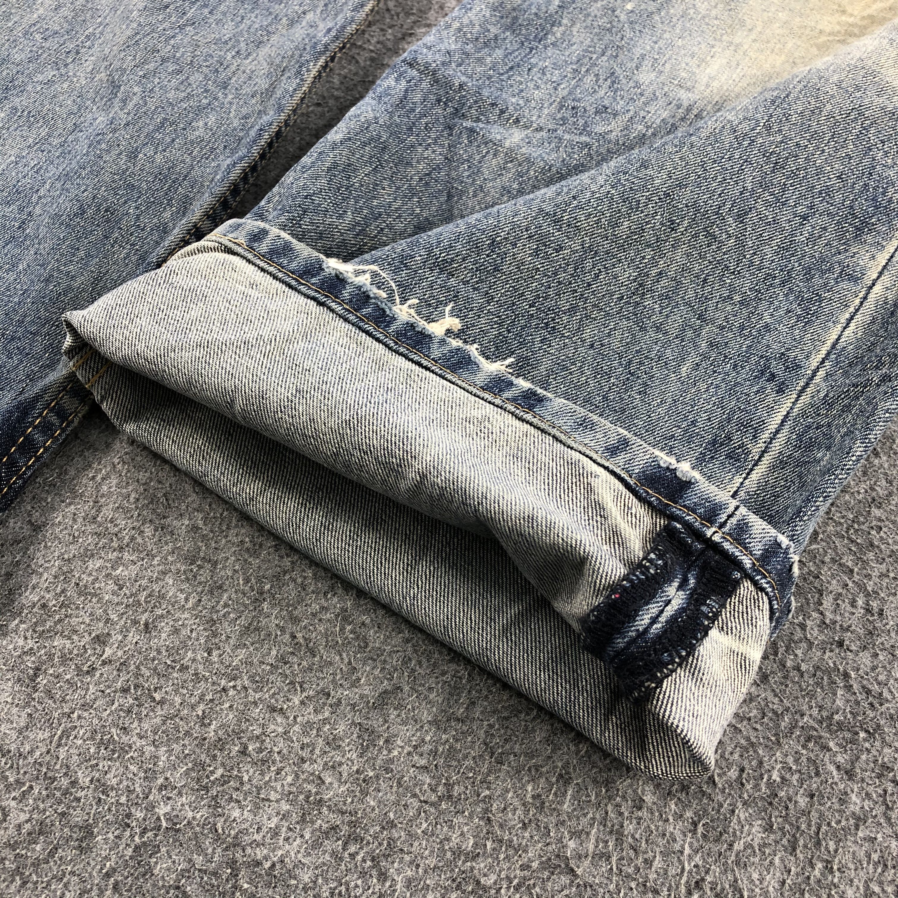 Levi's Vintage Levis Jeans Lot 569 Rusty Washed Denim-J1002 Size US 39 - 7 Thumbnail