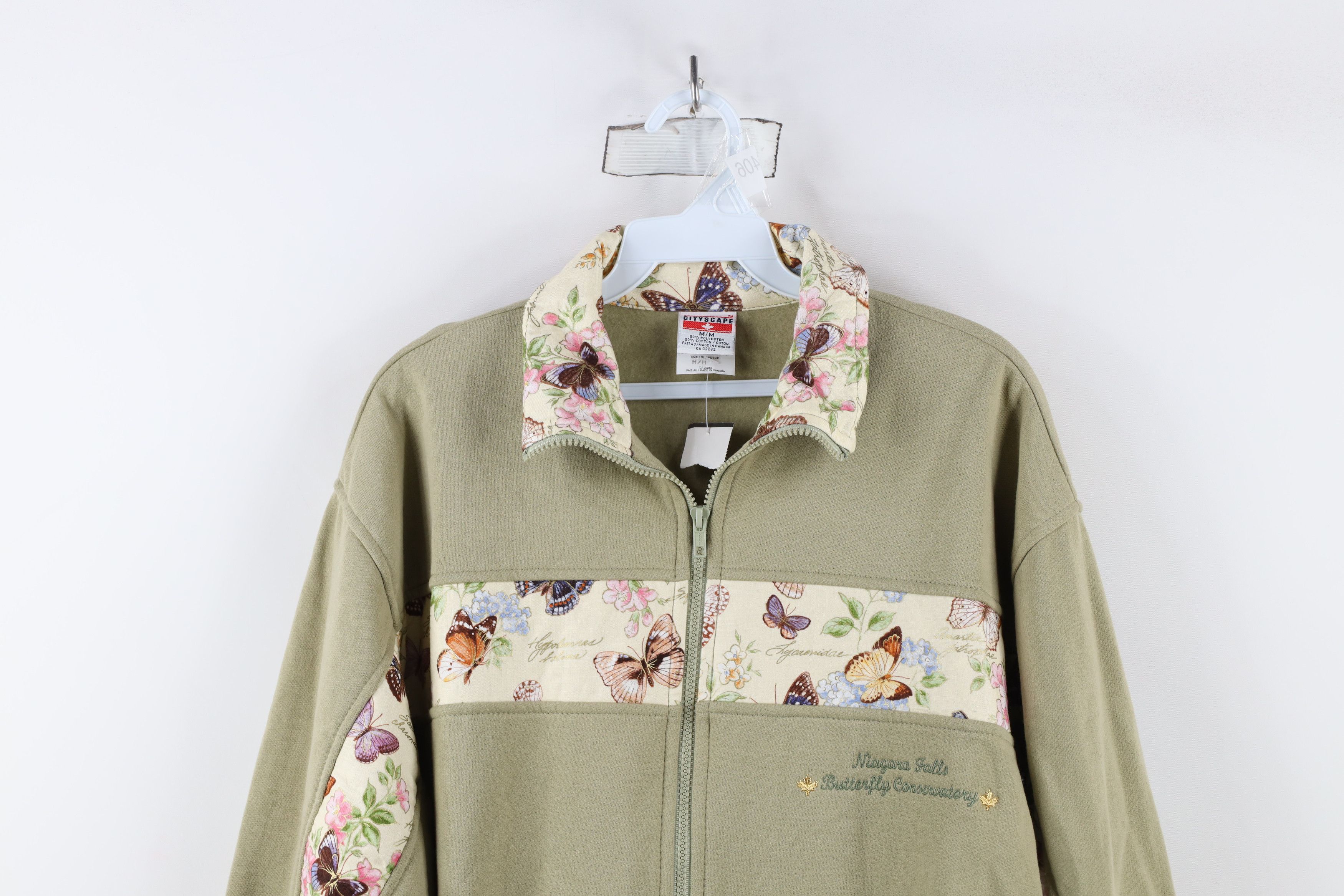 Vintage Deadstock Vintage 90s Streetwear Sweatshirt Jacket Shacket Size M / US 6-8 / IT 42-44 - 2 Thumbnail