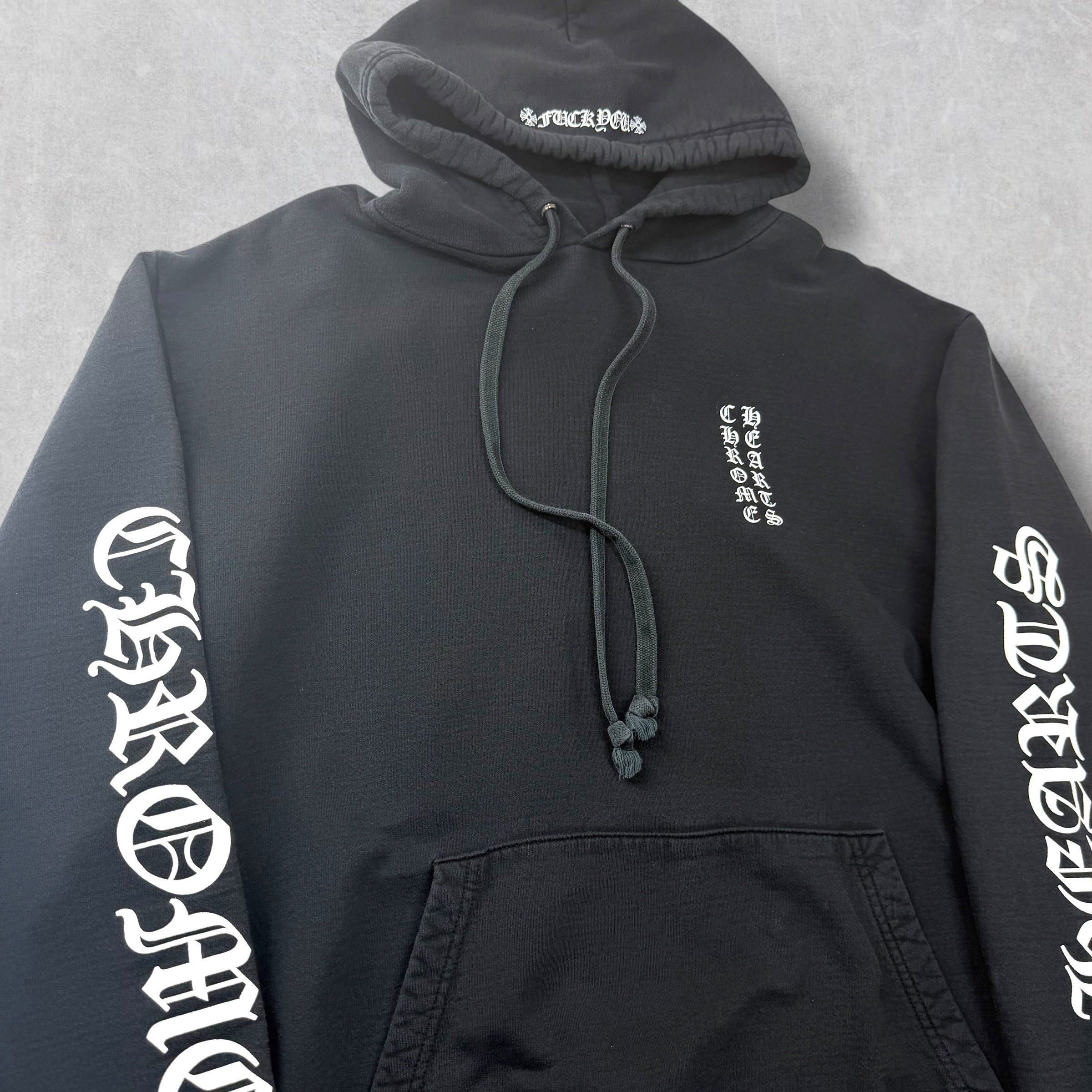 Chrome Hearts Chrome Hearts Vertical Logo F U Hoodie XL Size US XL / EU 56 / 4 - 4 Thumbnail