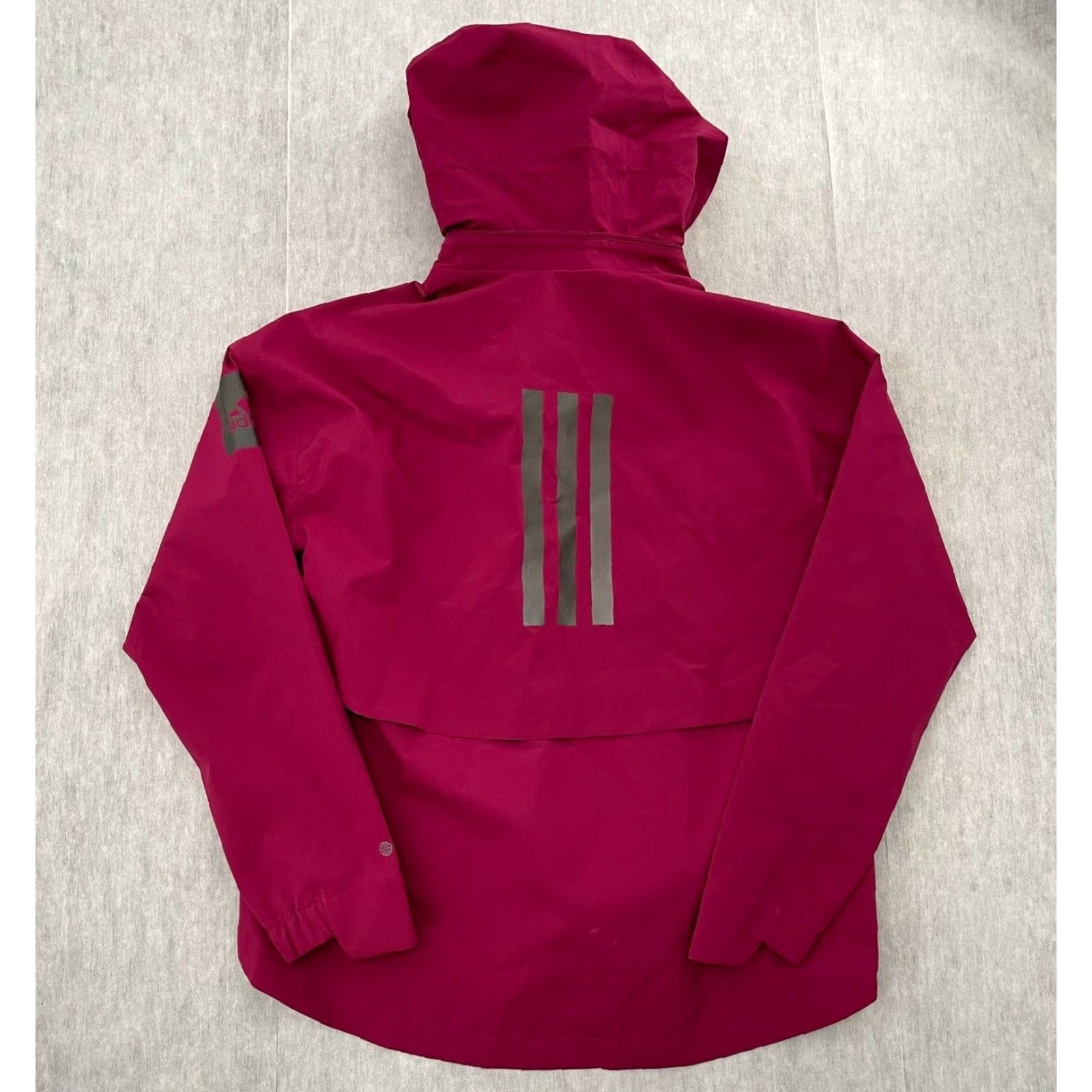 Adidas Adidas Jacket Womens Extra Small Power Berry Myshelter Raincoat Ladies XS NEW (Brand) Size XS / US 0-2 / IT 36-38 - 2 Thumbnail