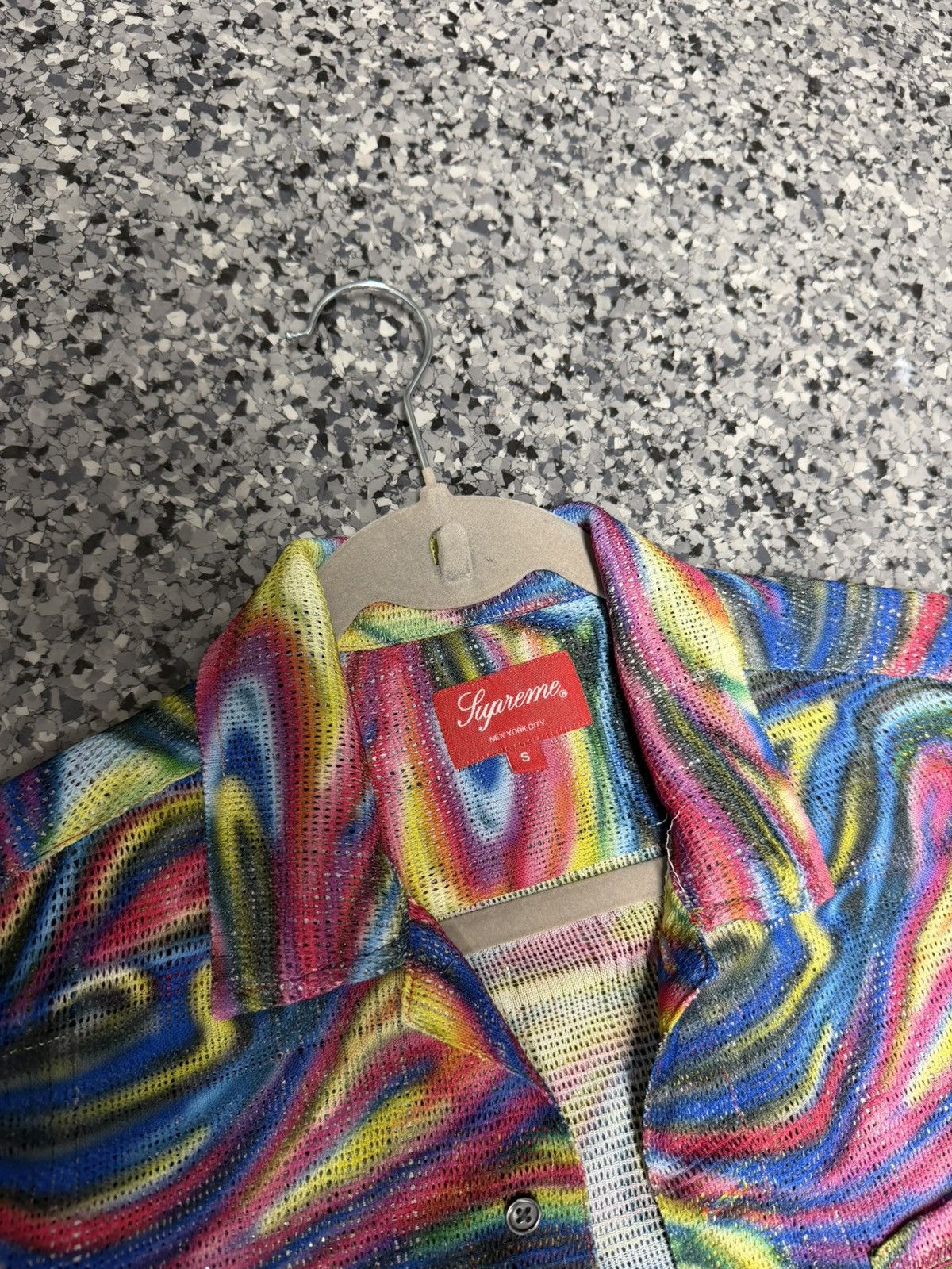 Supreme Supreme Mesh Short Sleeve Button Up Mulitcolor Size US S / EU 44-46 / 1 - 3 Thumbnail