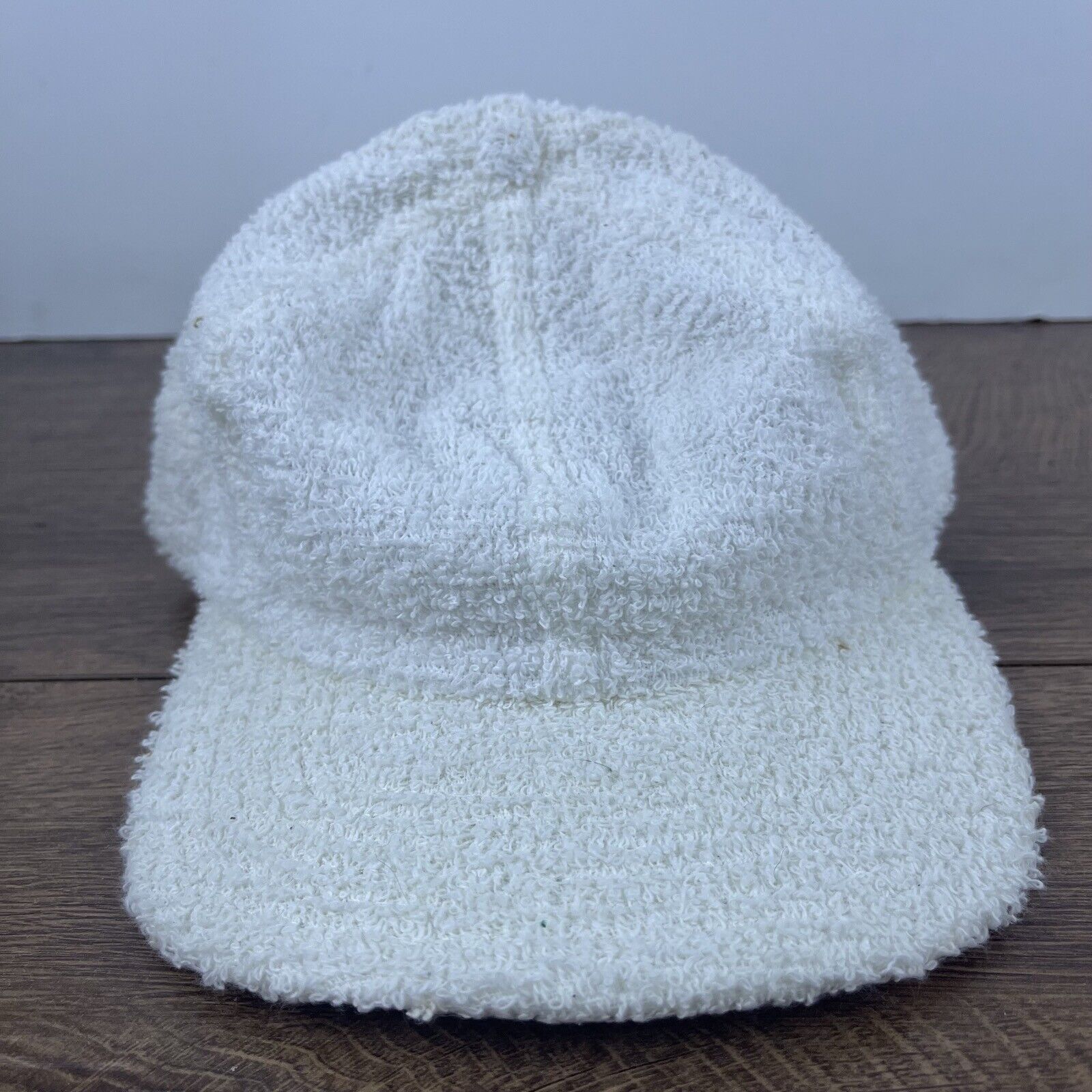 Other Terry Cloth White Hat Terry Adjustable Hat White Hat Adjusta Size ONE SIZE - 3 Thumbnail