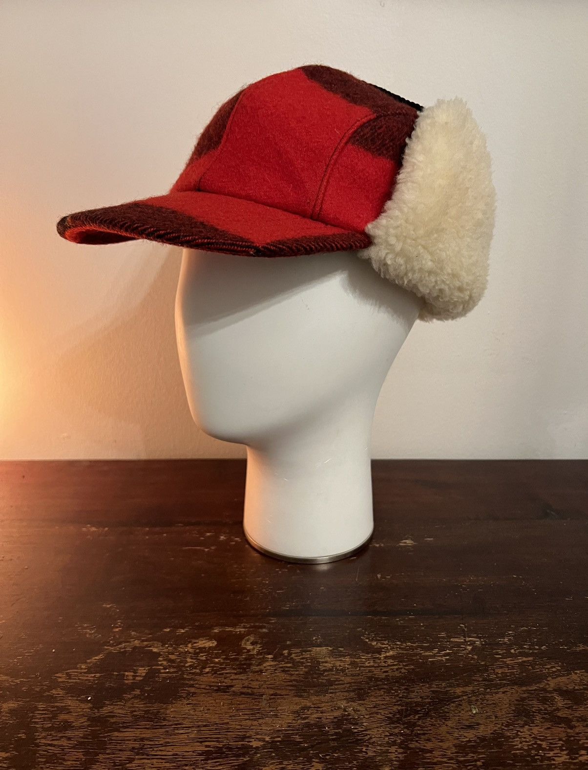 Filson CC Filson Buffalo Plaid Double Wool Mackinaw Trapper Cap Size ONE SIZE - 2 Thumbnail