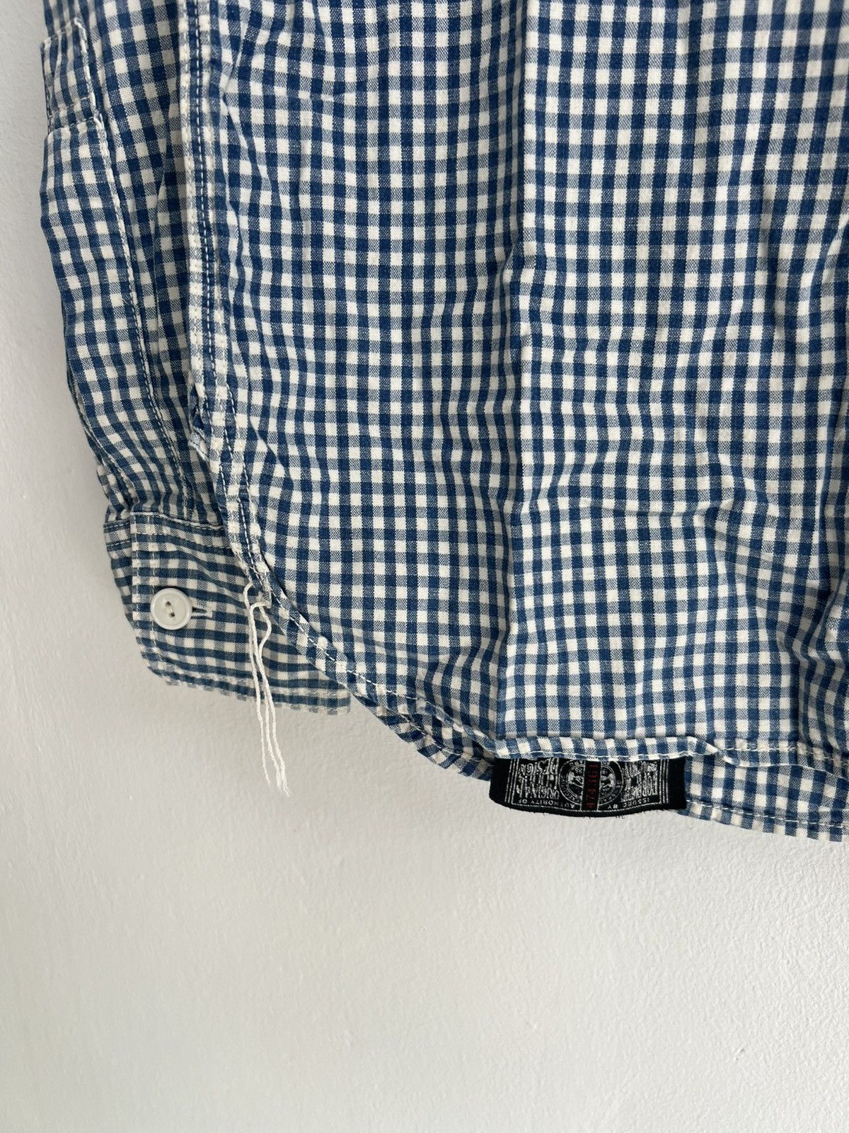 FOB Factory × Flannel × Japanese Brand Vintage Fob Factory Gentlemen Indigo Dye Chainstitch Flannel Size US S / EU 44-46 / 1 - 4 Thumbnail