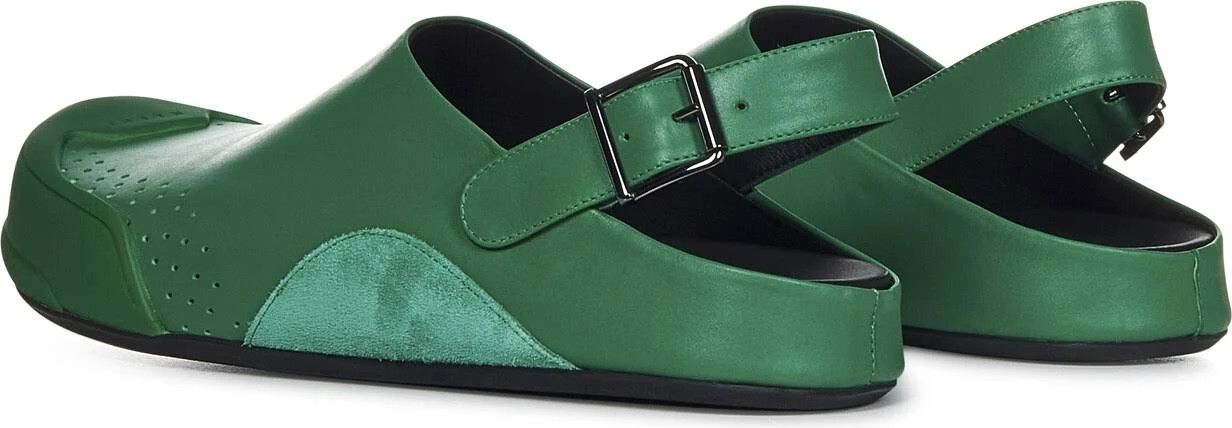 Marni o1srvl11e0724 Dada Sandals in Green Size US 12 / EU 45 - 2 Thumbnail