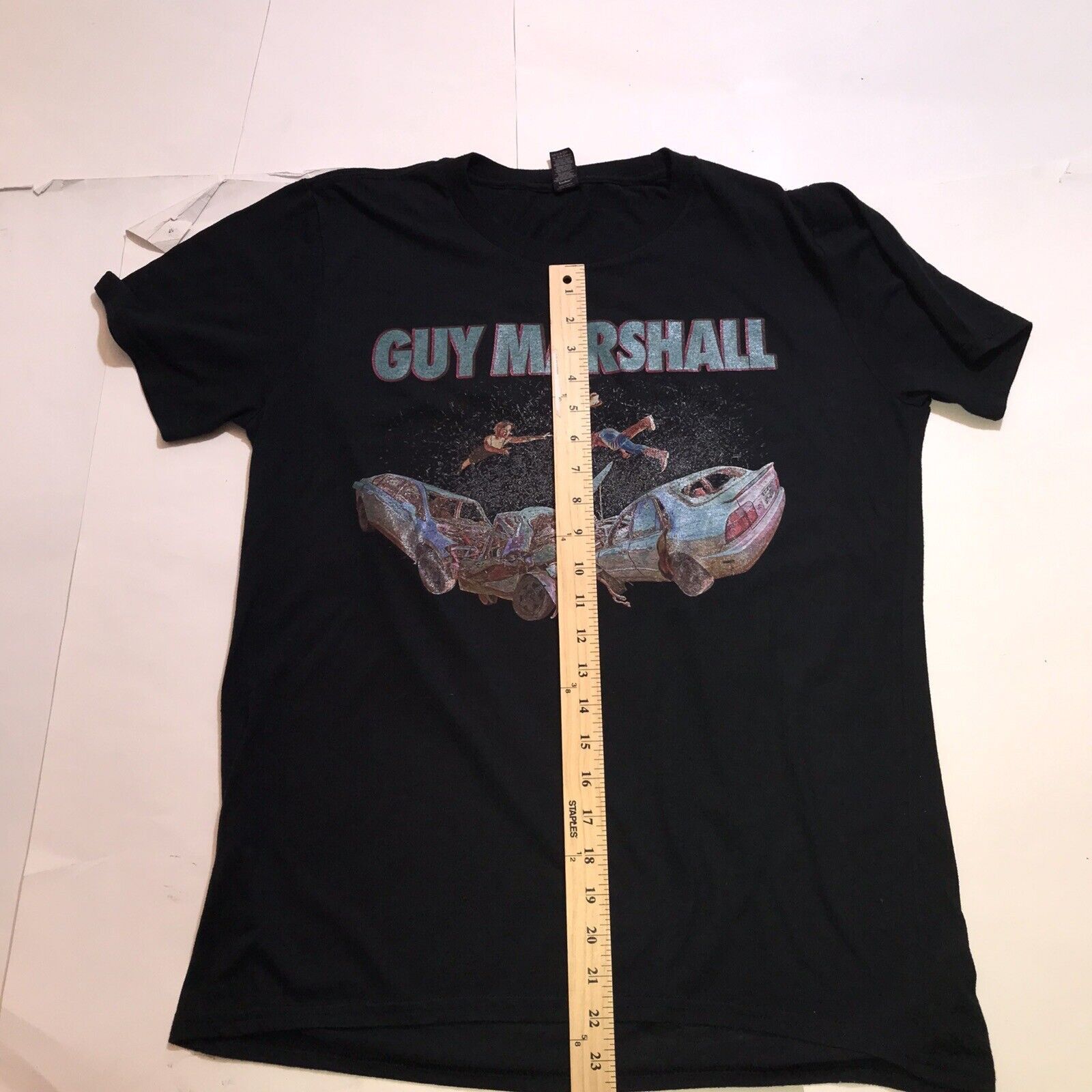 Anvil Anvil T-Shirt Men's L Black Short Sleeved Guy Marshall Logo Size US L / EU 52-54 / 3 - 8 Thumbnail