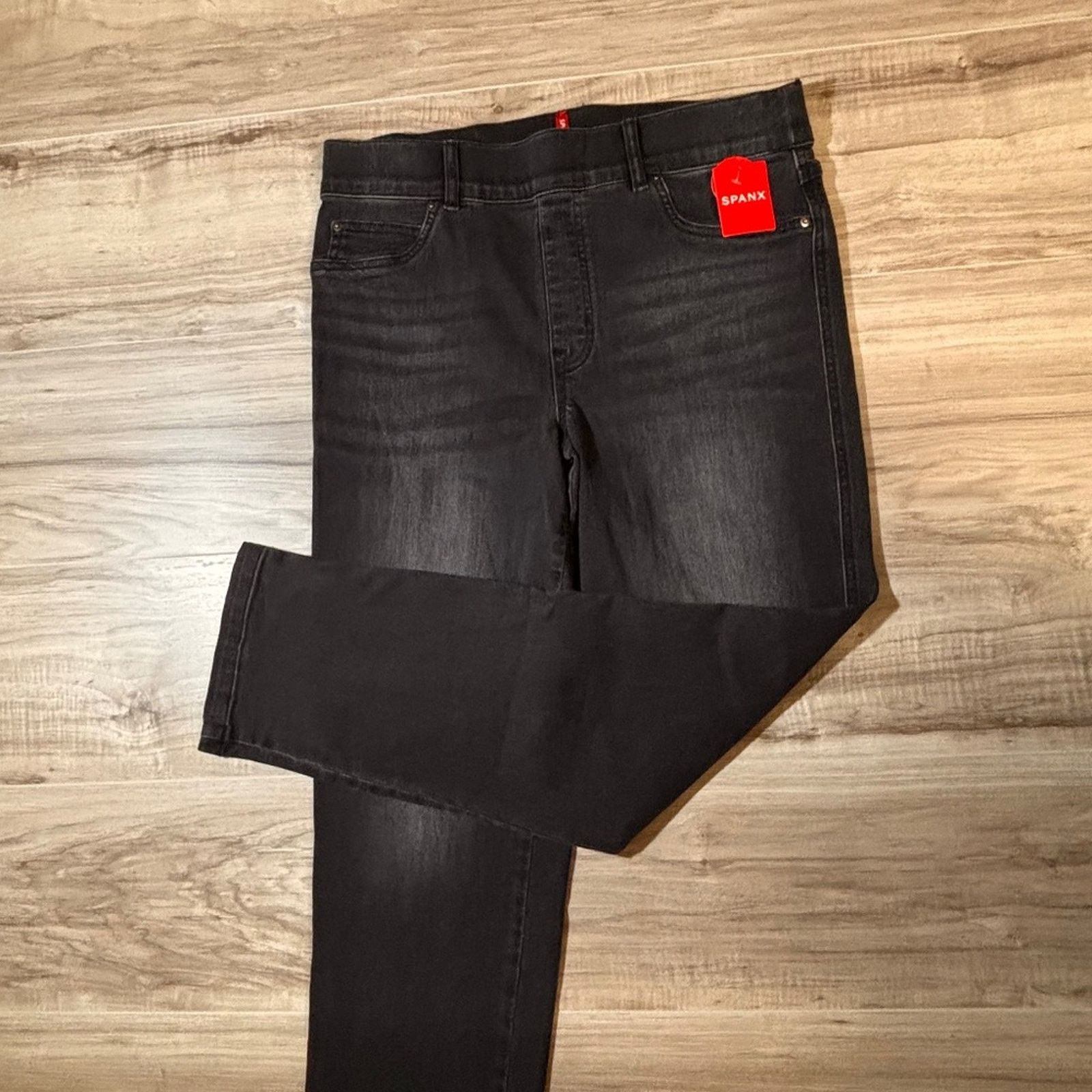 Spanx NWT Spanx Women's Straight Leg Pull On Jeans - Large Size 38" / US 16 / IT 52 - 2 Thumbnail