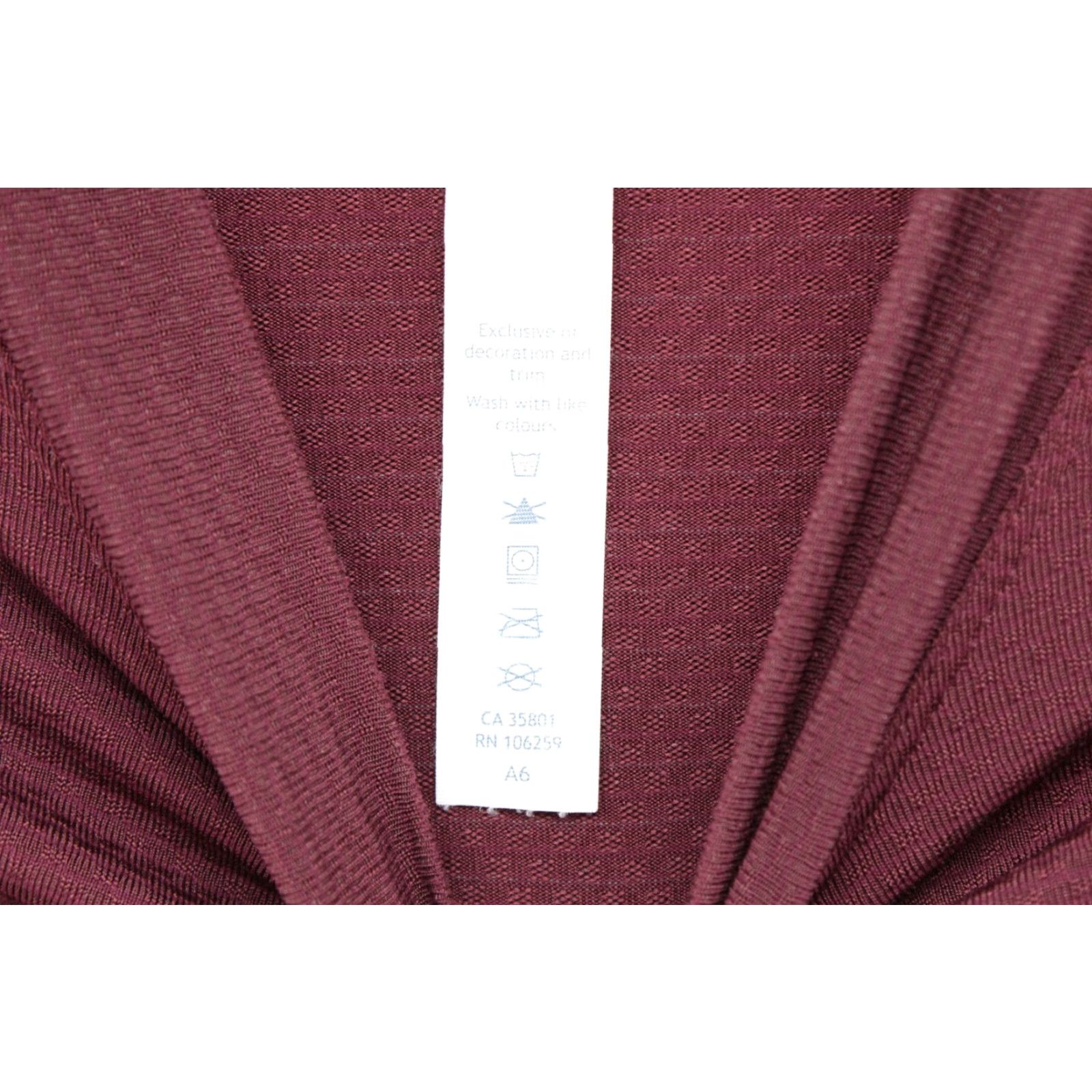 Lululemon Lululemon License to Move T-Shirt Mens Large Burgundy Crew Neck Waffle Knit Size US L / EU 52-54 / 3 - 7 Thumbnail
