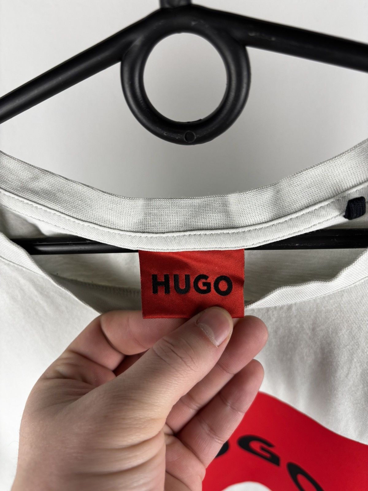 Hugo Boss Hugo Boss Big Logo t shirt size XXL Size US XXL / EU 58 / 5 - 3 Thumbnail