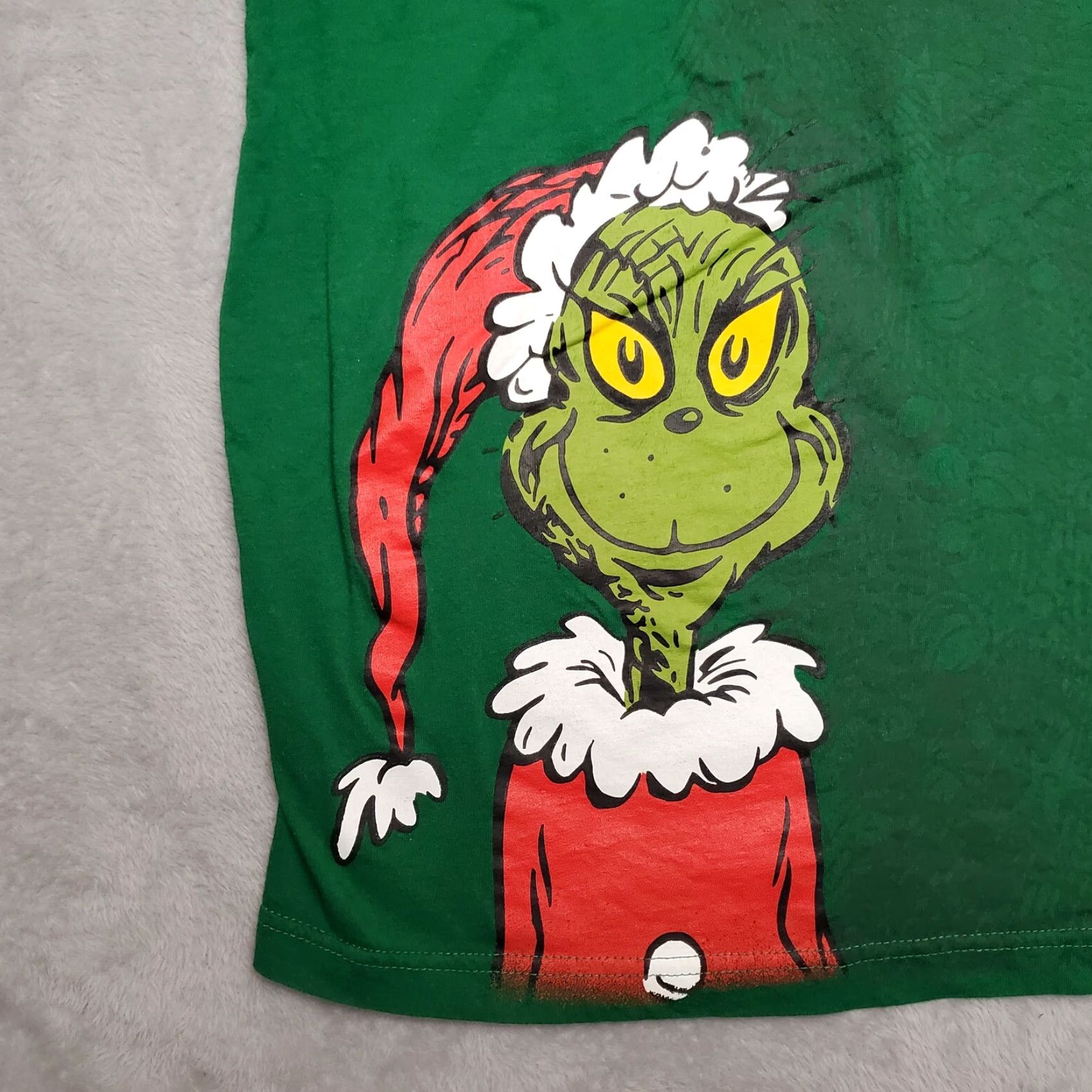 Vintage DR Suess Mr. Grinch Shirt Mens Extra Large Green Crewneck Short Sleeve Xmas TEE Size US XL / EU 56 / 4 - 3 Thumbnail