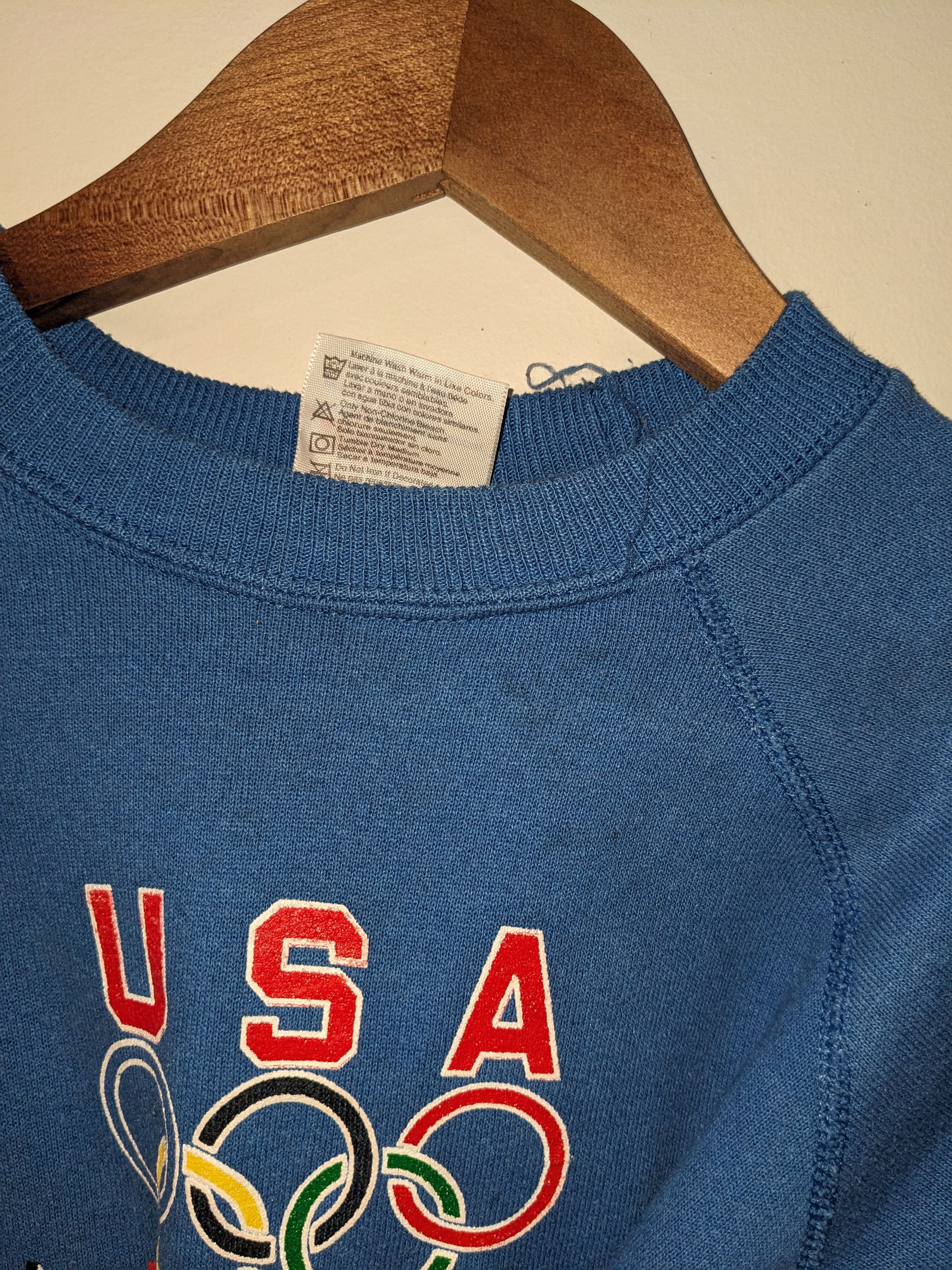 USA Olympics Vintage 90s U.S. Olympics Sports Kids Medium Sweatshirt Size US M / EU 48-50 / 2 - 5 Thumbnail