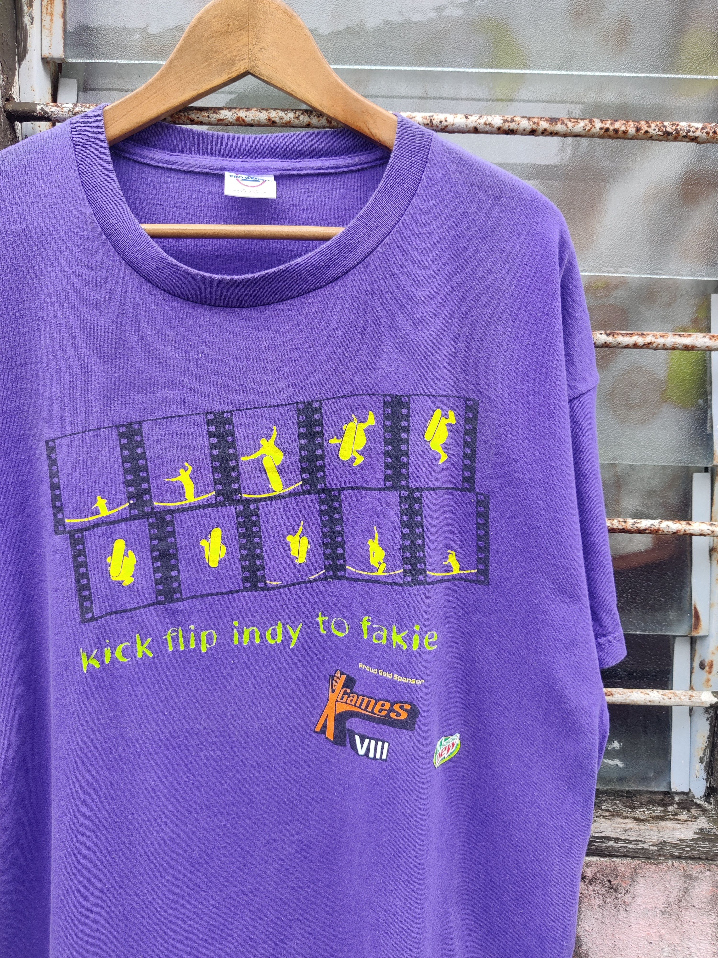 Vintage Vintage X Games Skate Kick Mountain Dew Taco Bell Shirt Size US XL / EU 56 / 4 - 3 Thumbnail
