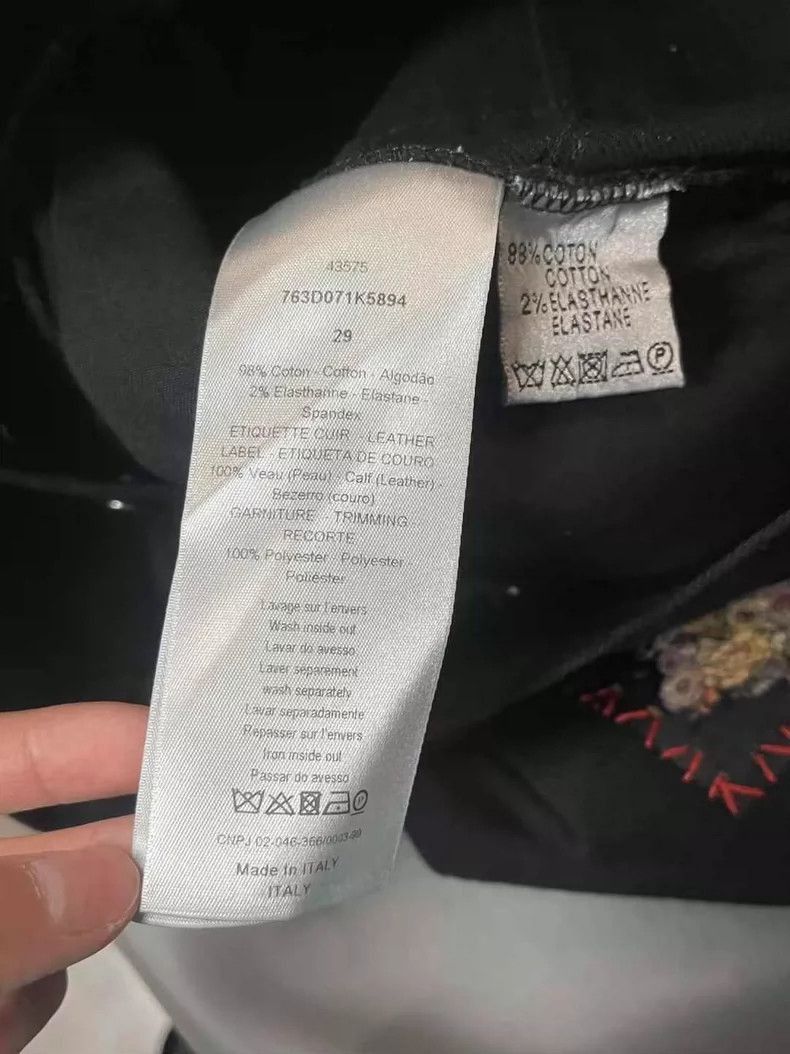 Dior Dior Jeans with Floral Embroidery-2505 Size US 29 - 7 Thumbnail