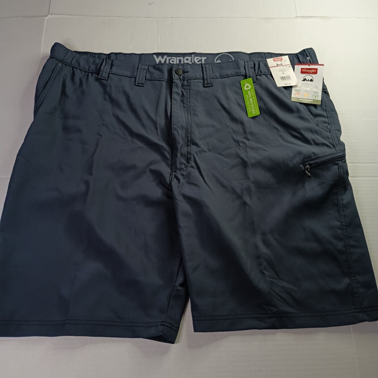 Wrangler Wrangler Cargo Shorts Relaxed Fit Men's Size 48 Blue 10” ins Size US 44 / EU 60 - 1 Thumbnail