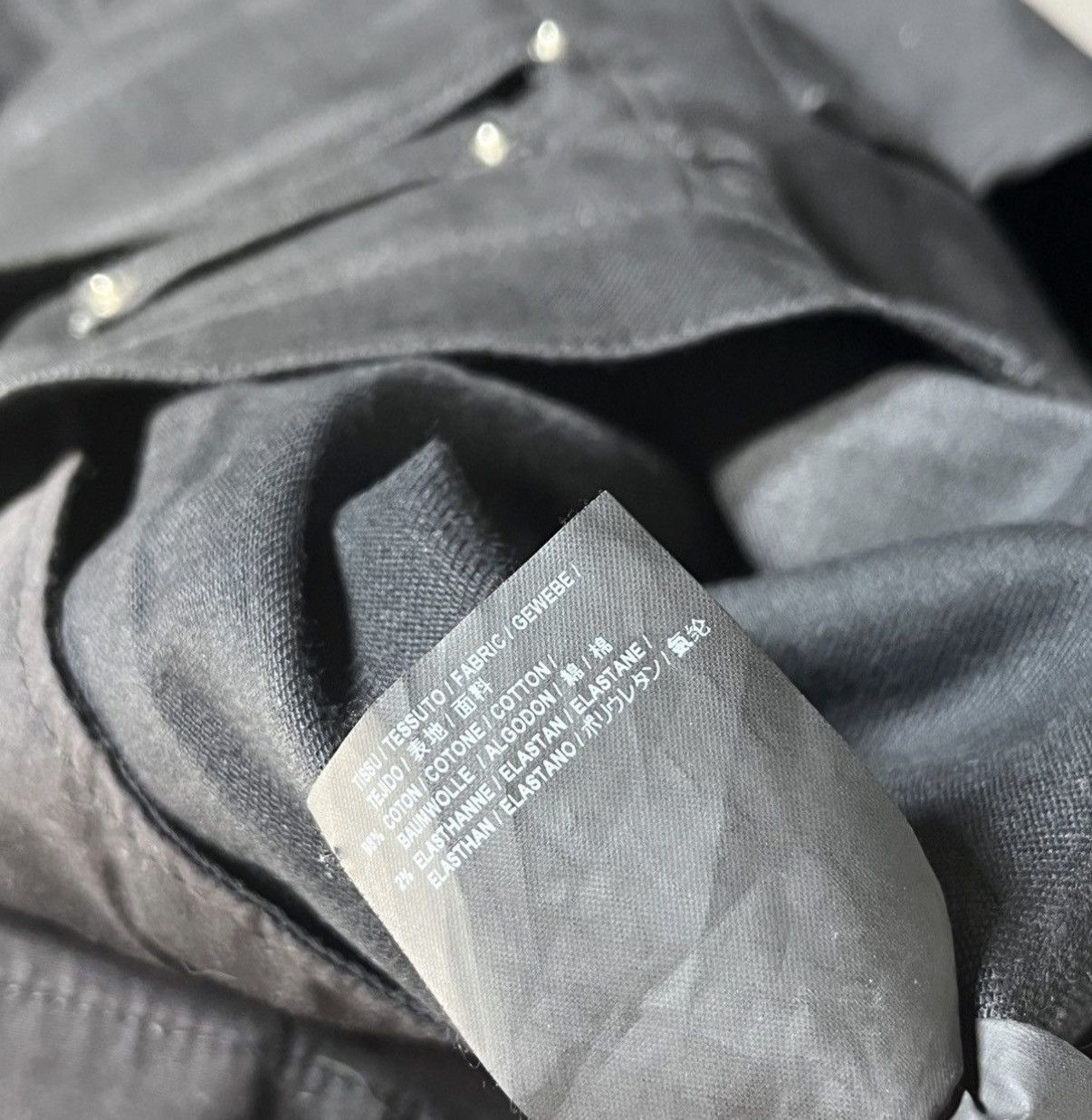 Saint Laurent Paris Saint laurent 16FW leather patch biker denim jeans sz29 Size US 29 - 6 Thumbnail