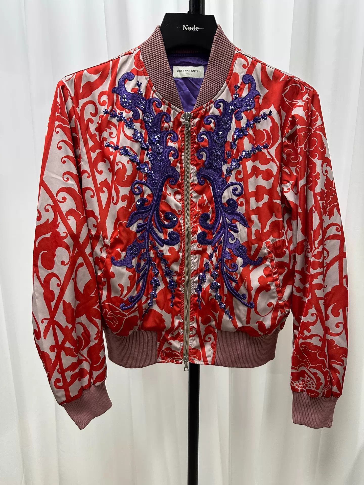 Dries Van Noten Dries Van Noten Beaded Embroidered Floral Jacket M Size US M / EU 48-50 / 2 - 1 Thumbnail