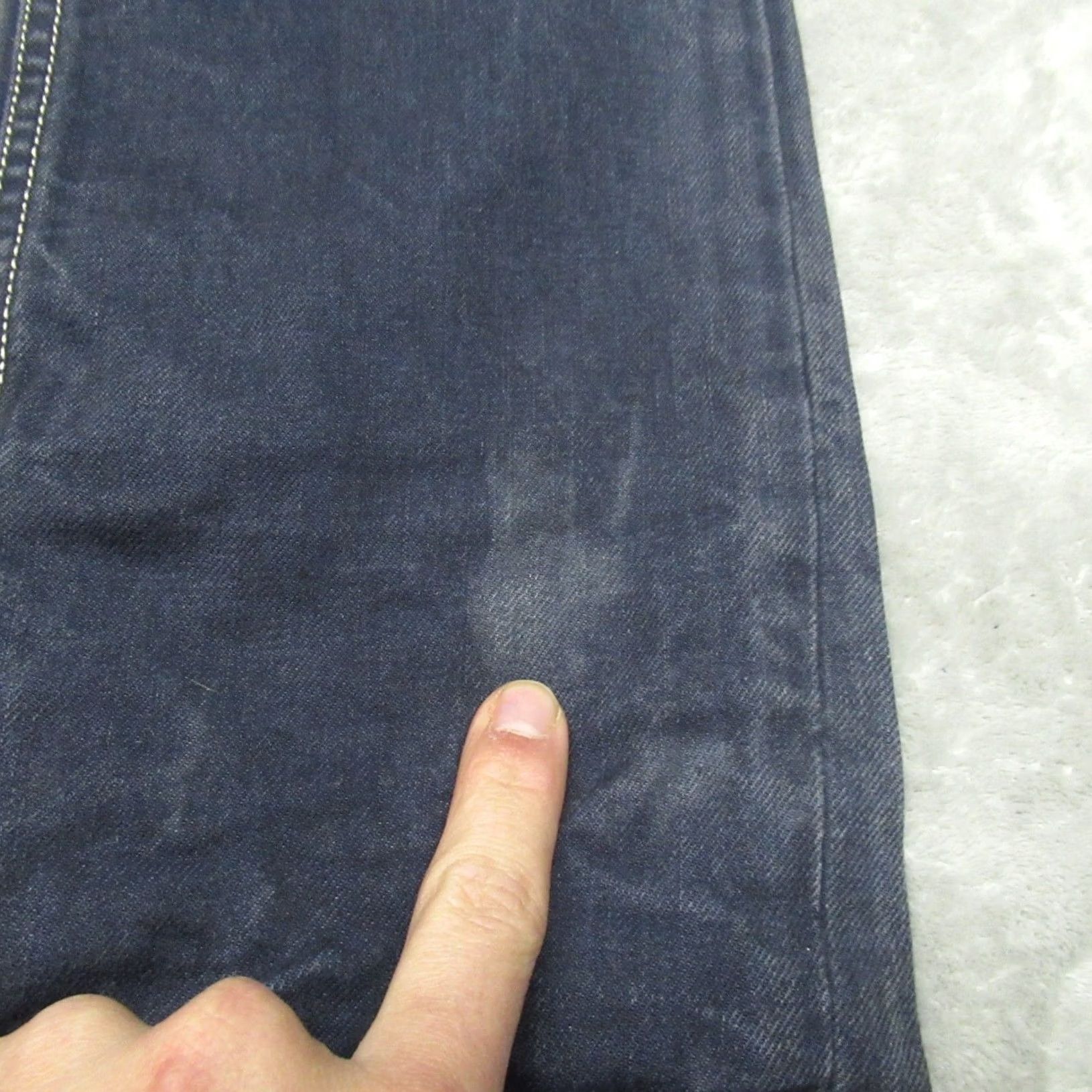 Diesel Diesel Shioner Jeans Slim Skinny 29x32 Dark Wash Denim Streetwear Men Blue 0801A Button Fly Size US 29 - 3 Thumbnail