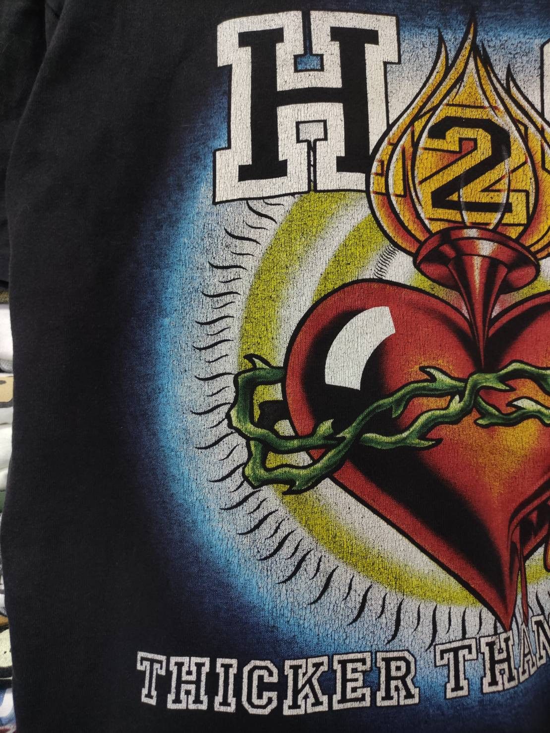 Band Tees Vtg 90's H2O Band " Thinker Than Water " Album Promo T-Shirt Size US XL / EU 56 / 4 - 4 Thumbnail