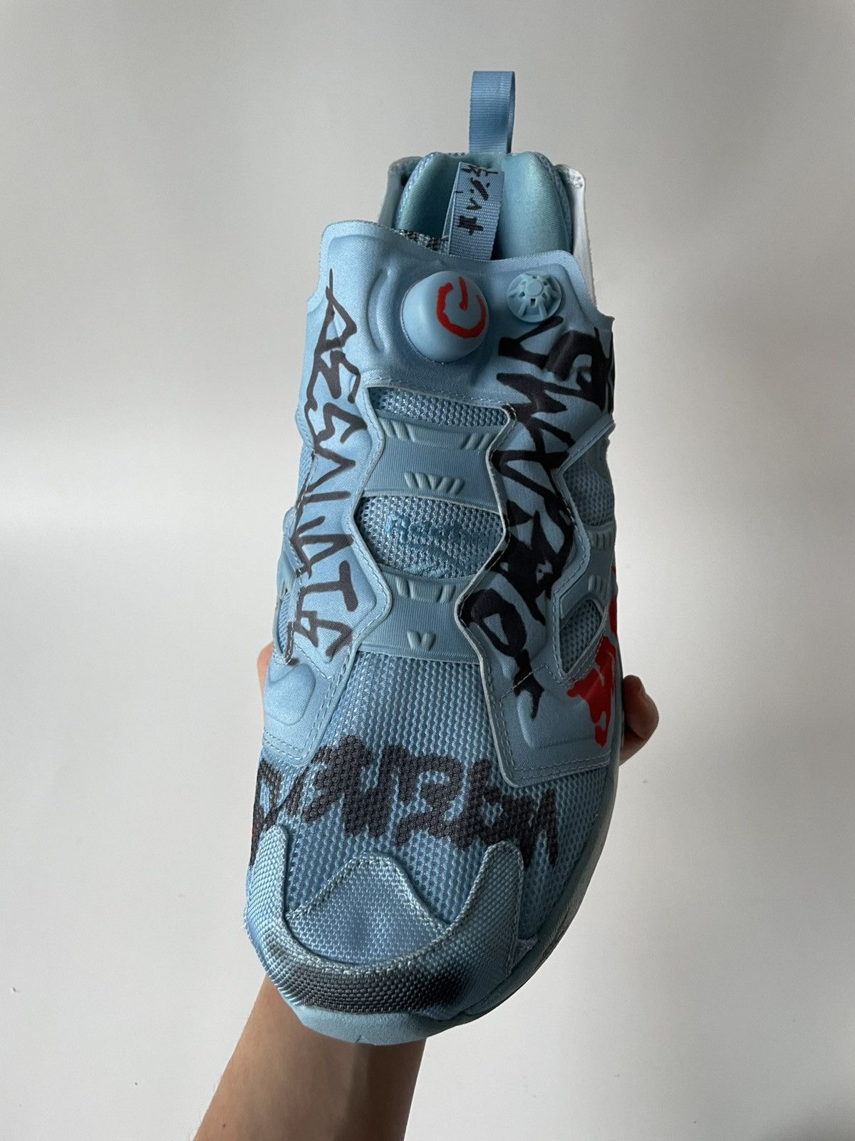 Reebok × Vetements Vetements Reebok Insta Pump Graffiti Sneakers Size US 12 / EU 45 - 16 Thumbnail