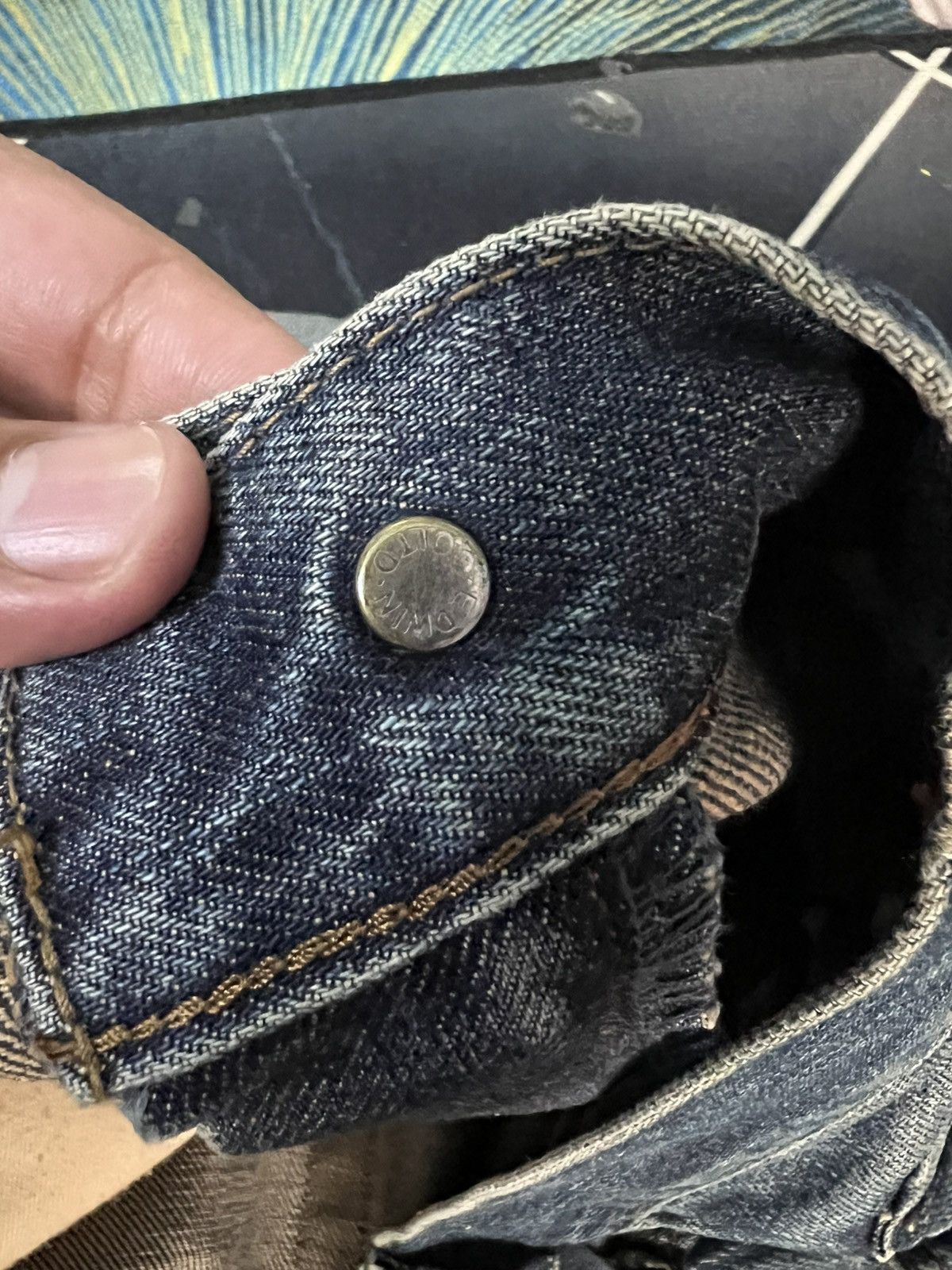 Edwin VINTAGE EDWIN 503 DISTRESSED JEANS Size US 30 / EU 46 - 13 Thumbnail