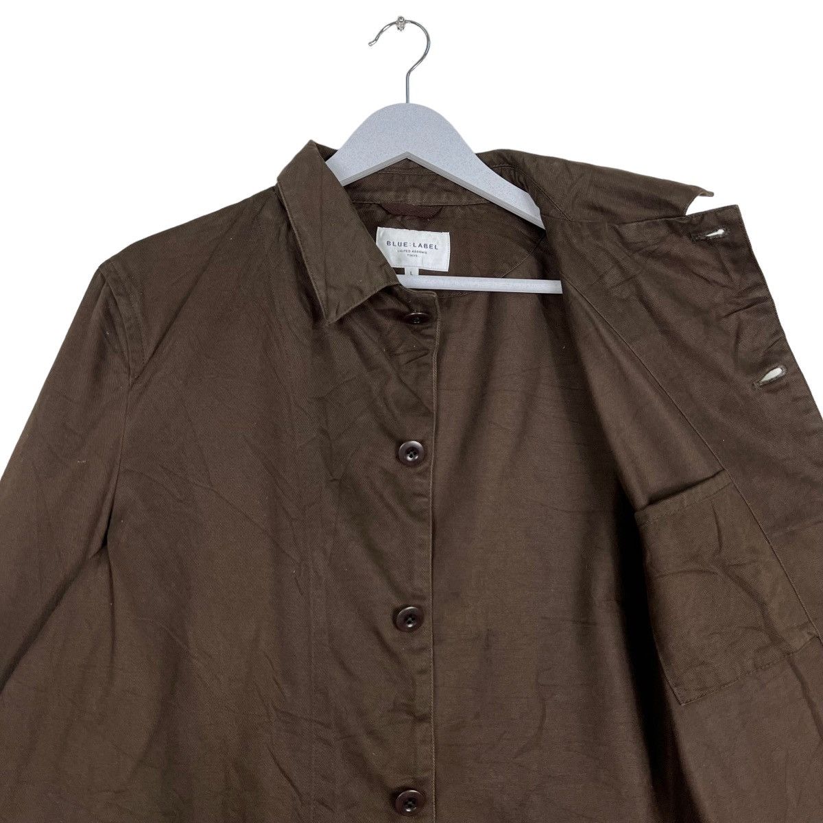Issey Miyake BLUE LABEL UNITED ARROWS RICH BROWN CHORE JACKET Size US L / EU 52-54 / 3 - 10 Thumbnail