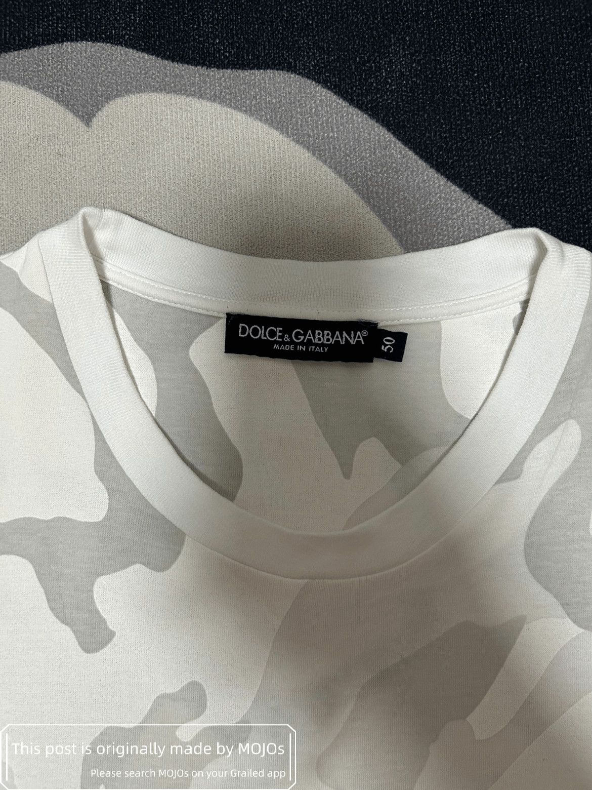 Dolce & Gabbana Sz 50 Dolce & Gabbana White Camo Tee Size US M / EU 48-50 / 2 - 2 Thumbnail