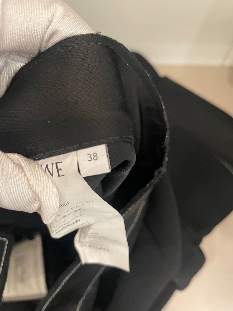 Loewe LOEWE Black polyester wide leg pants Size 25" / US 0 / IT 36 - 9 Thumbnail