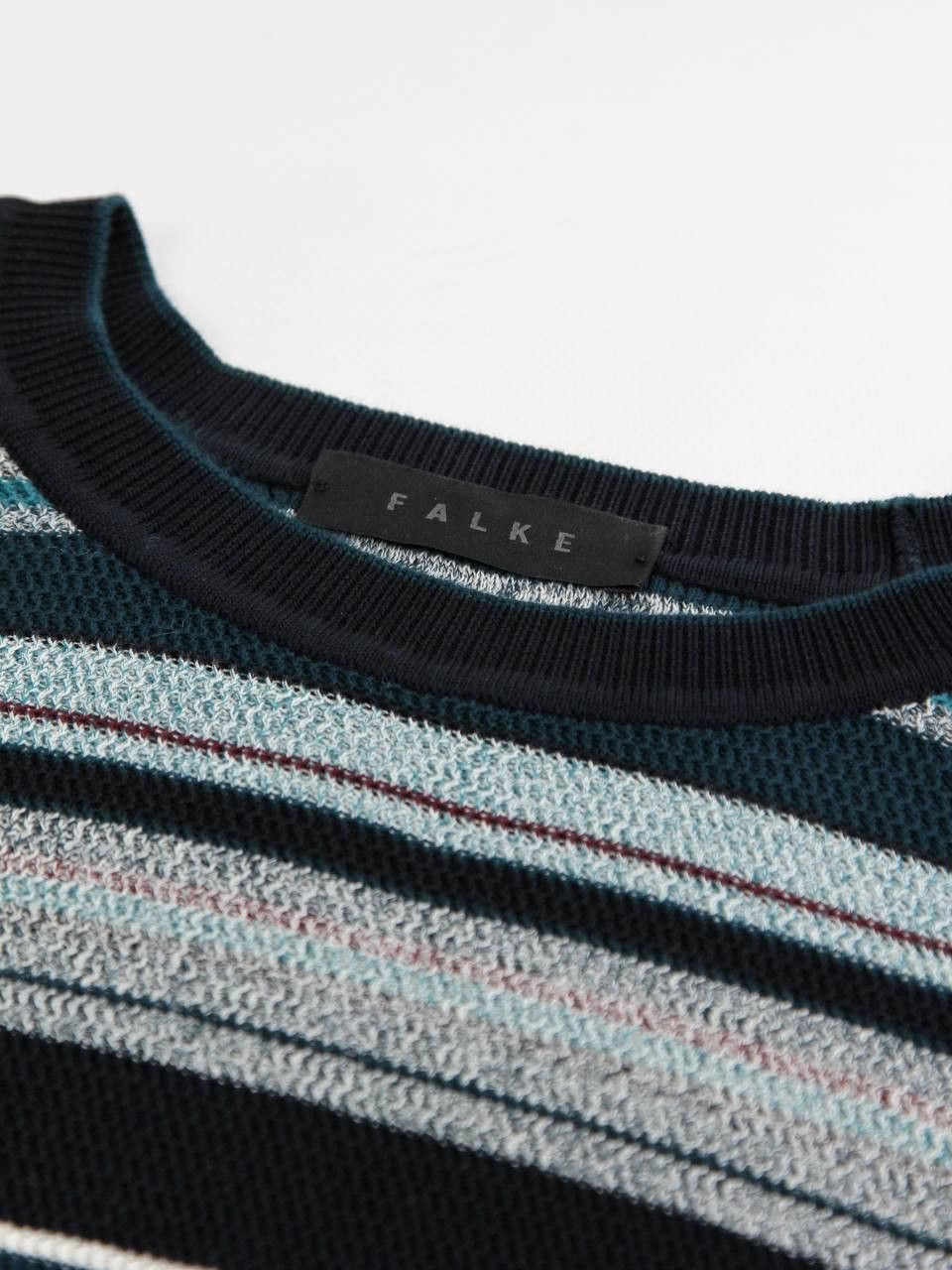 FALKE FALKE Knitted cotton striped jumper Size US XXL / EU 58 / 5 - 7 Thumbnail