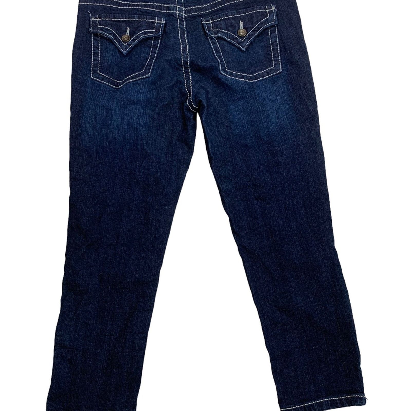 Nine West Nine West Womens Jeans Cropped Stretch zip ankle Sz 10 Size 32" / US 10 / IT 46 - 4 Thumbnail