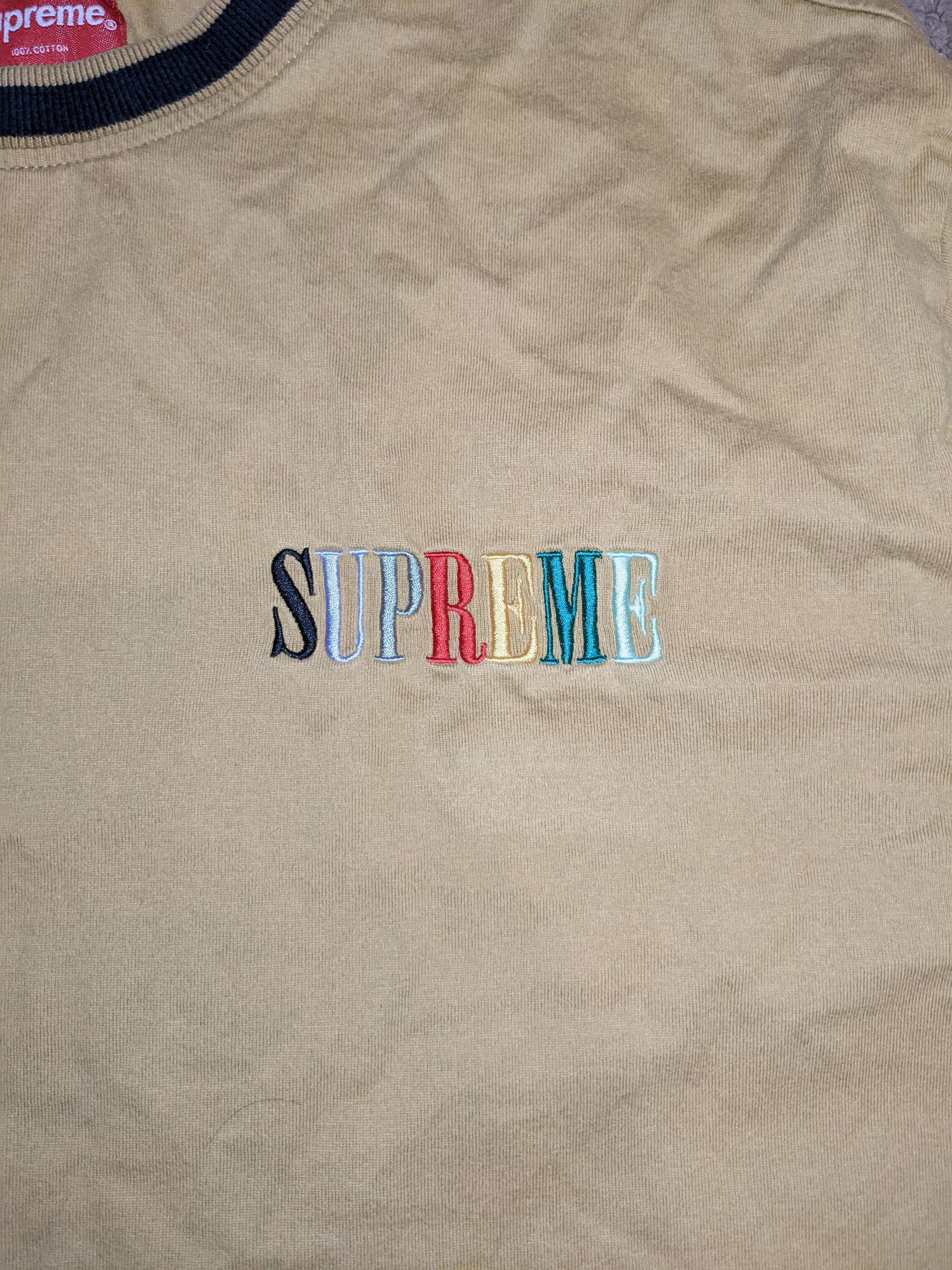 Supreme Supreme Multi Color Logo Top Size US L / EU 52-54 / 3 - 6 Thumbnail