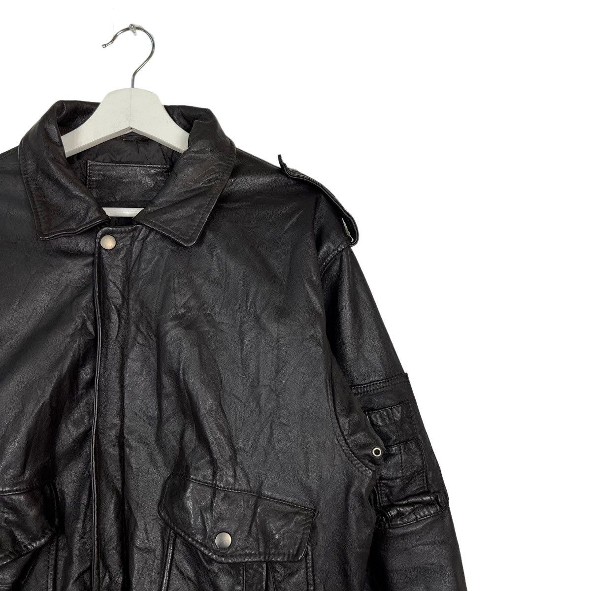 Japanese Brand 🔥 VINTAGE 60s COWHIDE AVIATOR LEATHER JACKET Size US M / EU 48-50 / 2 - 6 Thumbnail