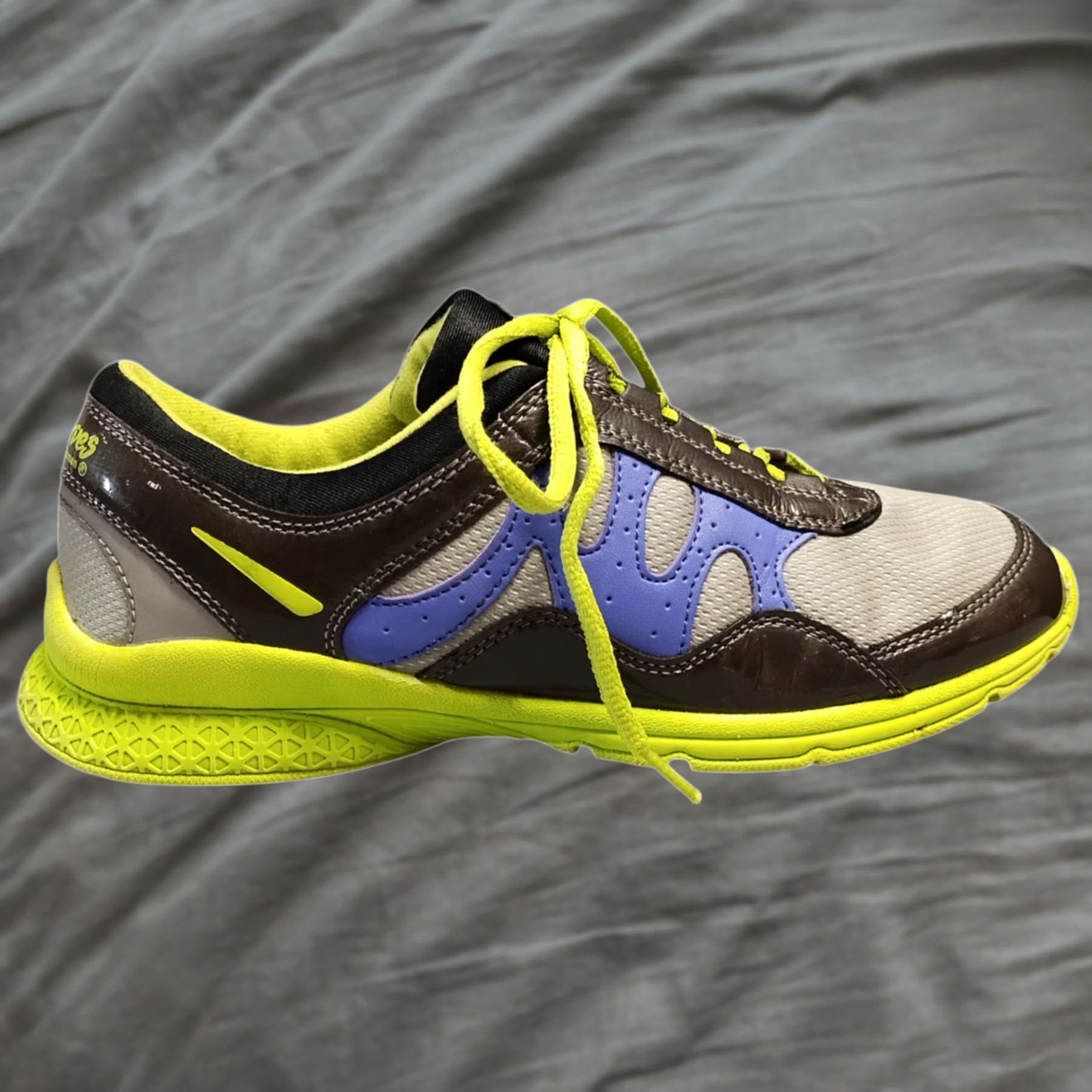 Logo 7 Curves Sneakers Womens Size 10 Multi Colorblock Athletic Running Lace Up Logo Size US 10 / IT 40 - 1 Thumbnail