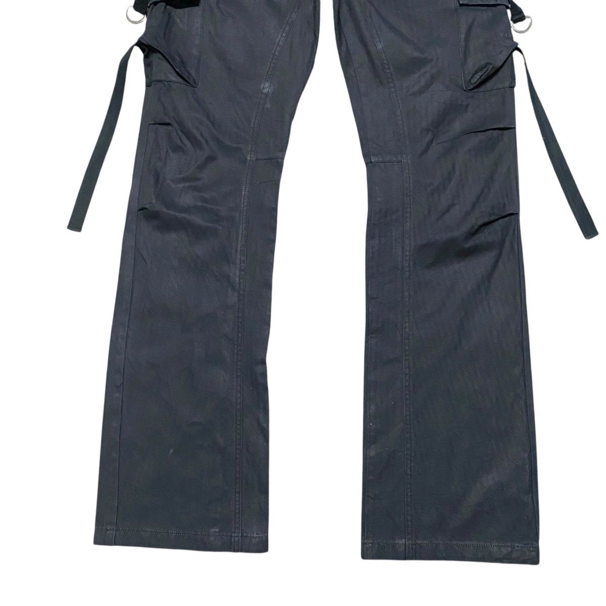 Japanese Brand × Tornado Mart Tornado Mart Cargo Flare Pants Faded Black Size 28" / US 6 / IT 42 - 6 Thumbnail