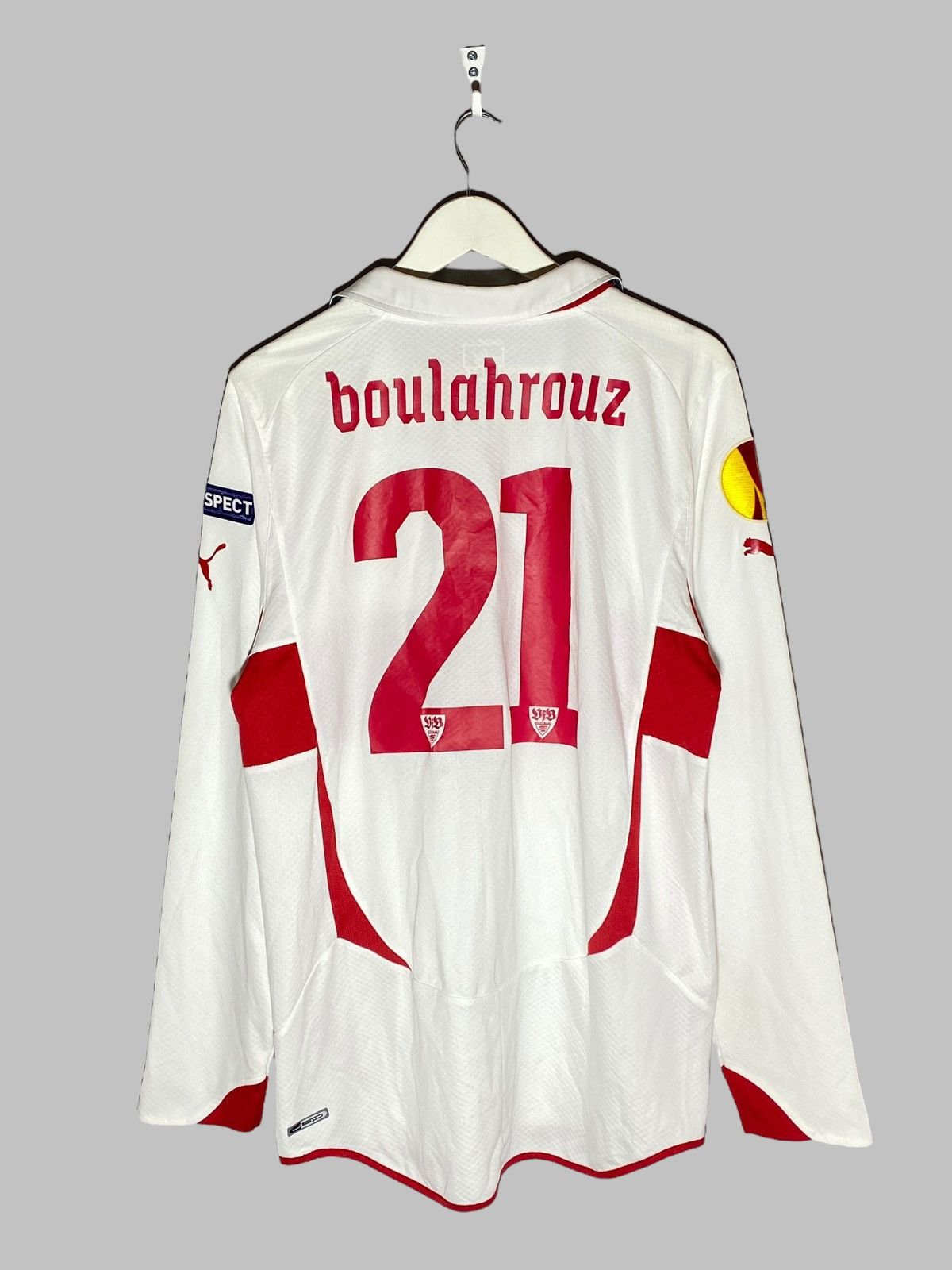 Puma #21 Boulahrouz Stuttgart League Europe Soccer Jersey Size US L / EU 52-54 / 3 - 1 Thumbnail