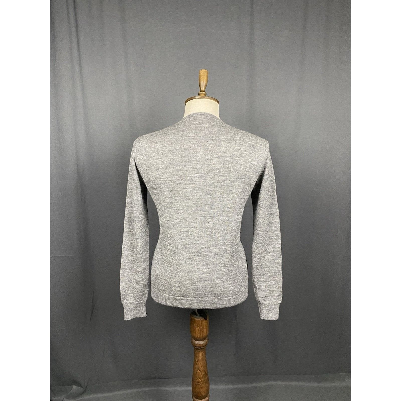 Dsquared2 Dsquared2 Big Logo Men's Gray Crewneck Wool Sweater Size M Size US M / EU 48-50 / 2 - 8 Thumbnail