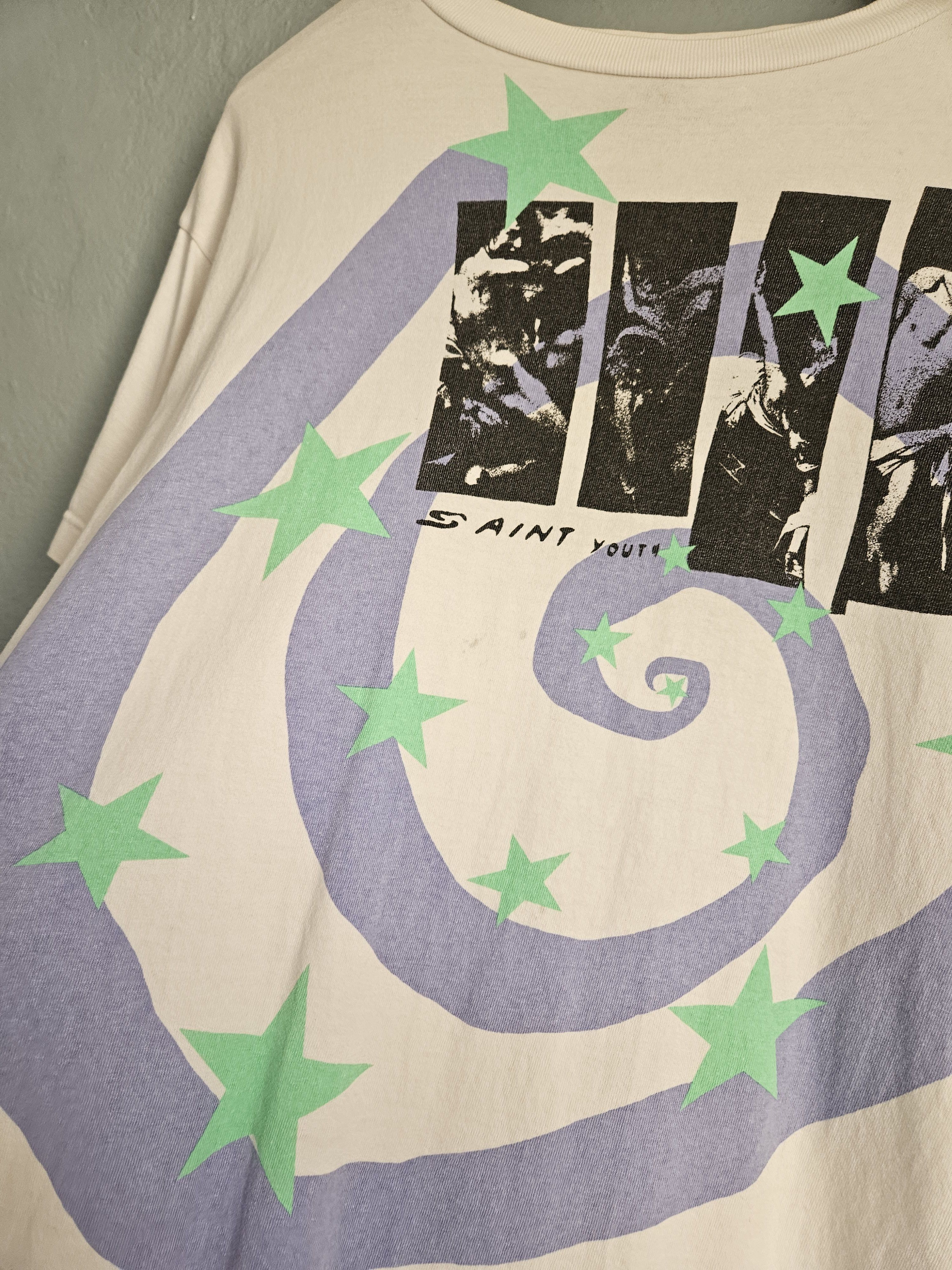 Saint Michael Saint Youth Humanity Oversized Spiral Stars Logo T Shirt Size US S / EU 44-46 / 1 - 4 Thumbnail