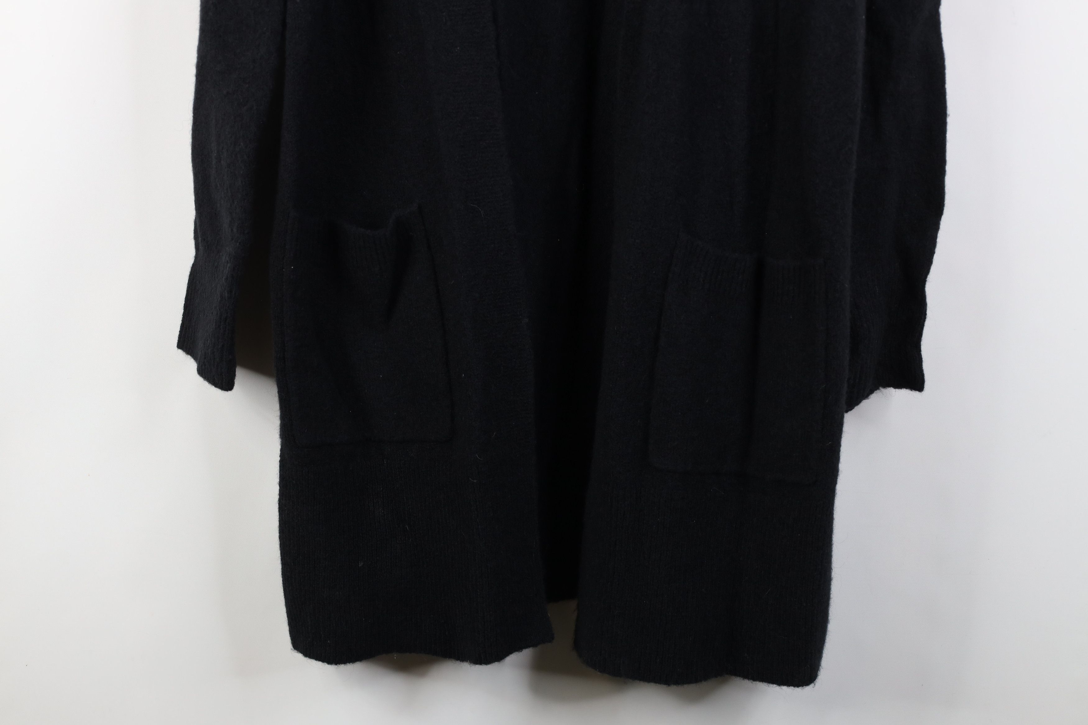 Madewell Madewell Blend Knit Kent Open Front Cardigan Sweater Black Size S / US 4 / IT 40 - 3 Thumbnail