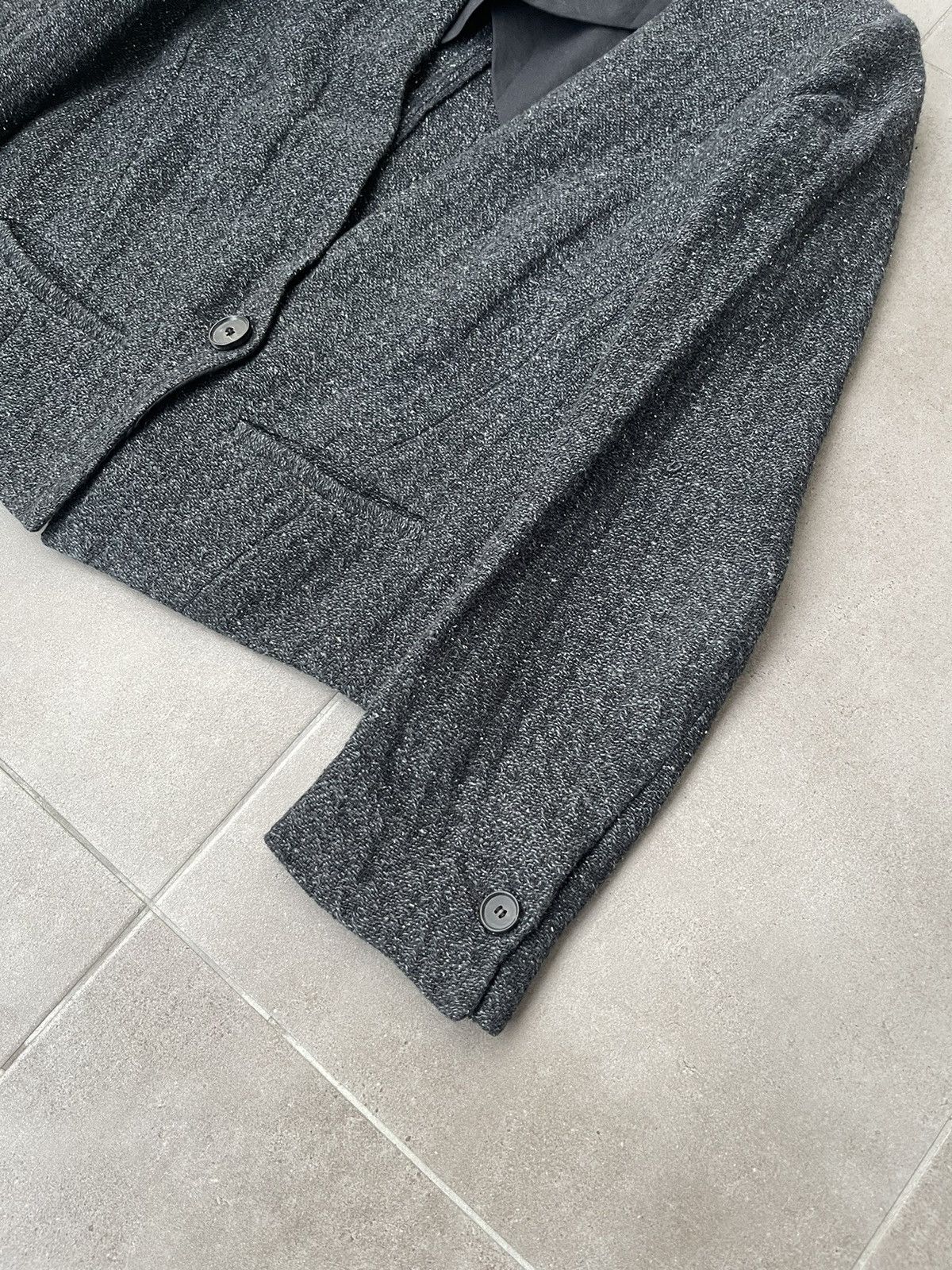 Isabel Marant Isabel Marant Etoile Dark Grey Silk Wool Blazer Jacket Size XS / US 0-2 / IT 36-38 - 5 Thumbnail