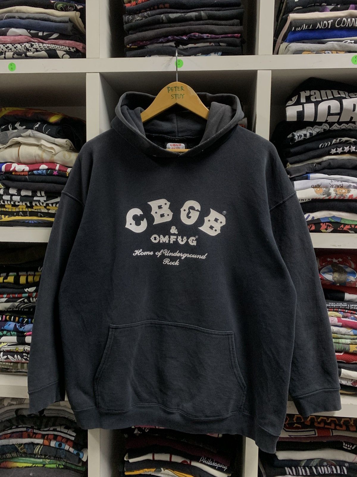 Band Tees × Vintage Vintage 90’s CBGB & OMFUG hoodie Size US M / EU 48-50 / 2 - 1 Thumbnail