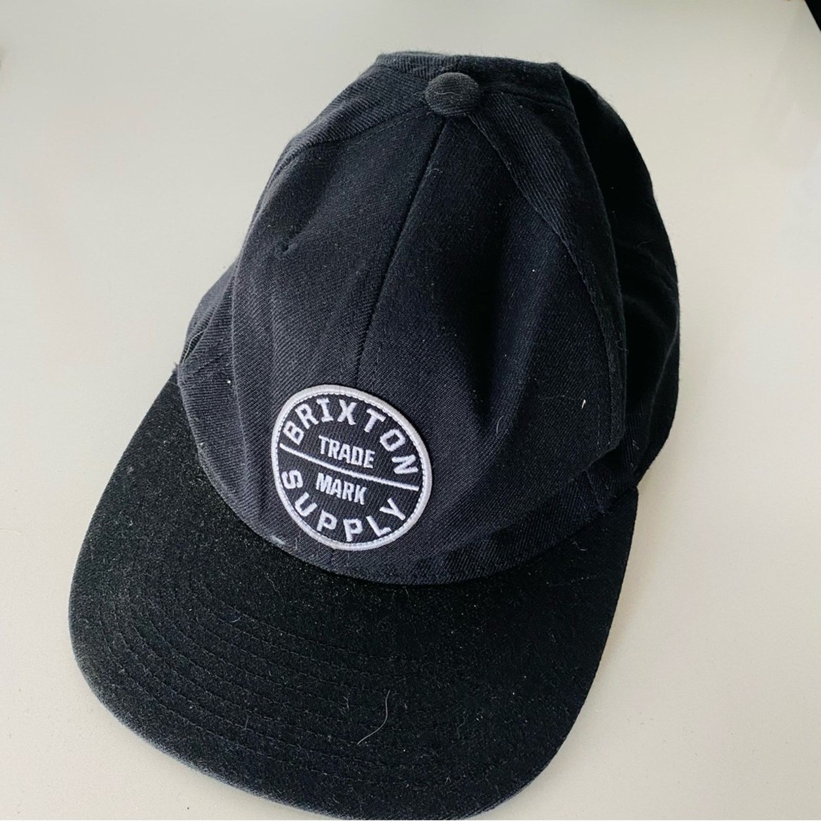 Brixton BRIXTON Black White Oath III Patch Snapback Hat Cap Unisex Size ONE SIZE - 2 Thumbnail