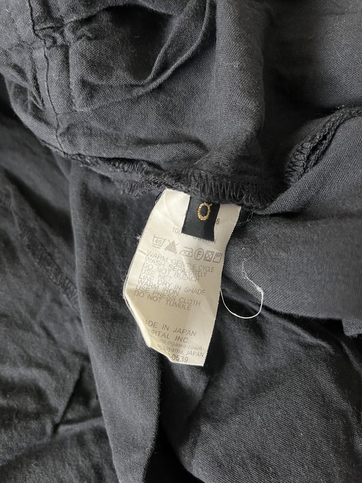 Kapital Vintage kapital raw edge black maxi dress Size S / US 4 / IT 40 - 4 Thumbnail