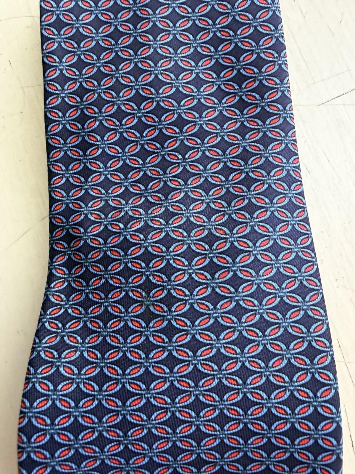 Hermes HERMES PARIS GEOMETRIC PRINT NECK TIE Size ONE SIZE - 2 Thumbnail