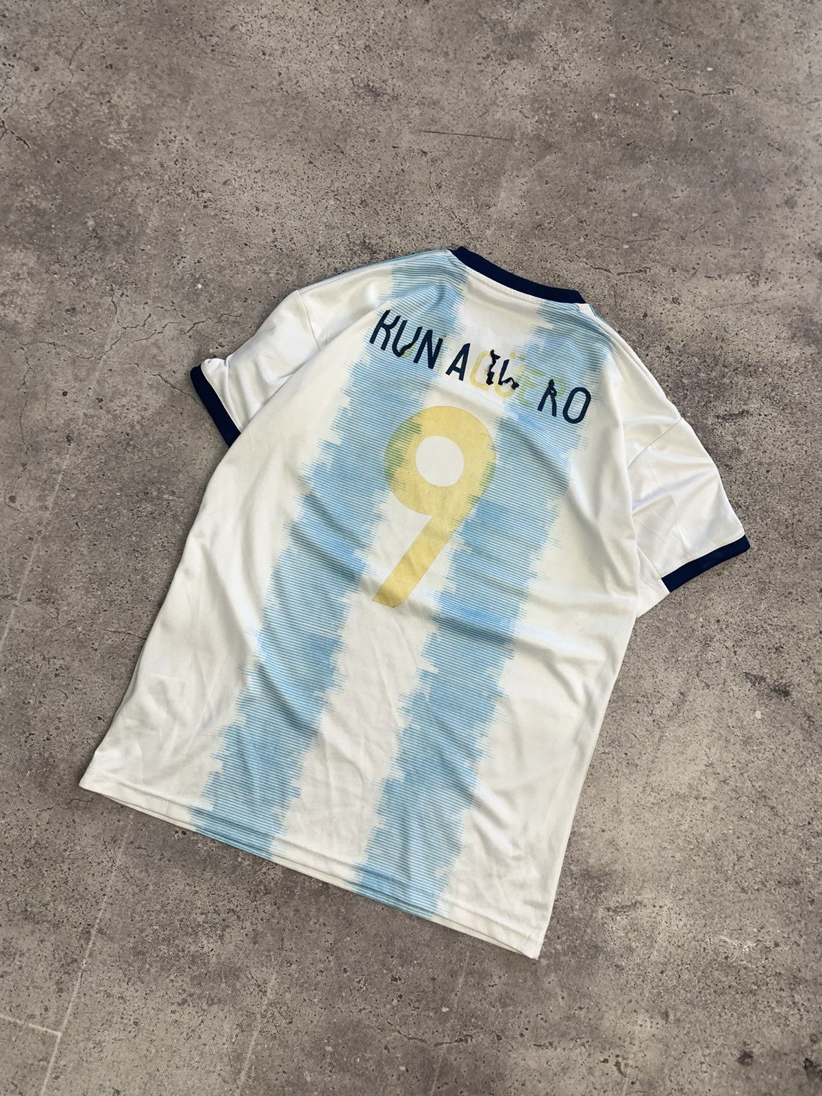 Adidas × Vintage Vintage Y2K blockcore Argentina KunAguero sportswear Jersey Size US M / EU 48-50 / 2 - 13 Thumbnail