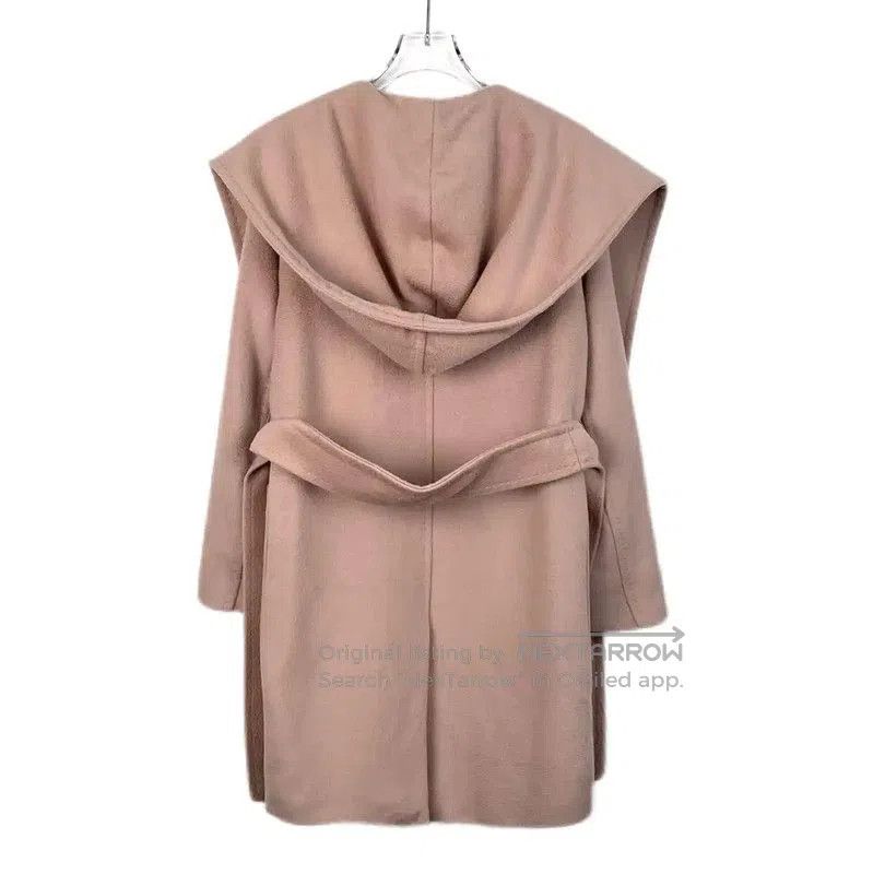 Max Mara MaxMara Pink Wool Women's Coat . Size M / US 6-8 / IT 42-44 - 2 Thumbnail